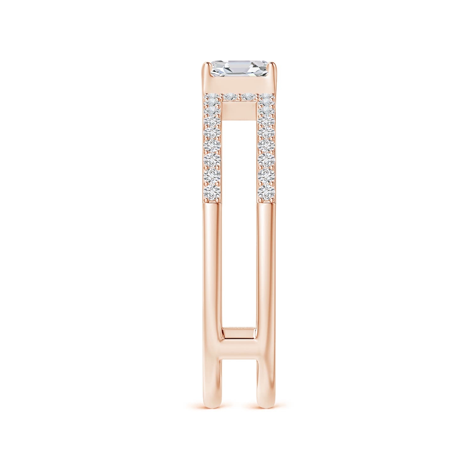 H, SI2 / 1.04 CT / 14 KT Rose Gold