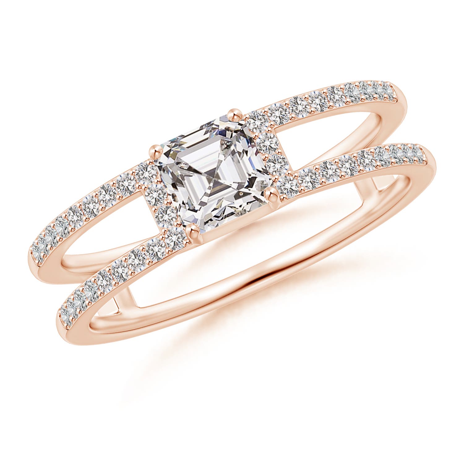 I-J, I1-I2 / 1.04 CT / 14 KT Rose Gold