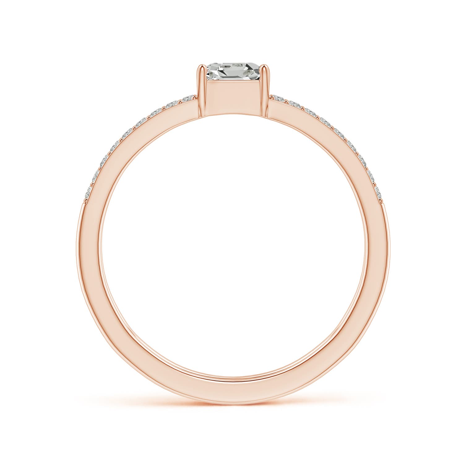 K, I3 / 1.04 CT / 14 KT Rose Gold