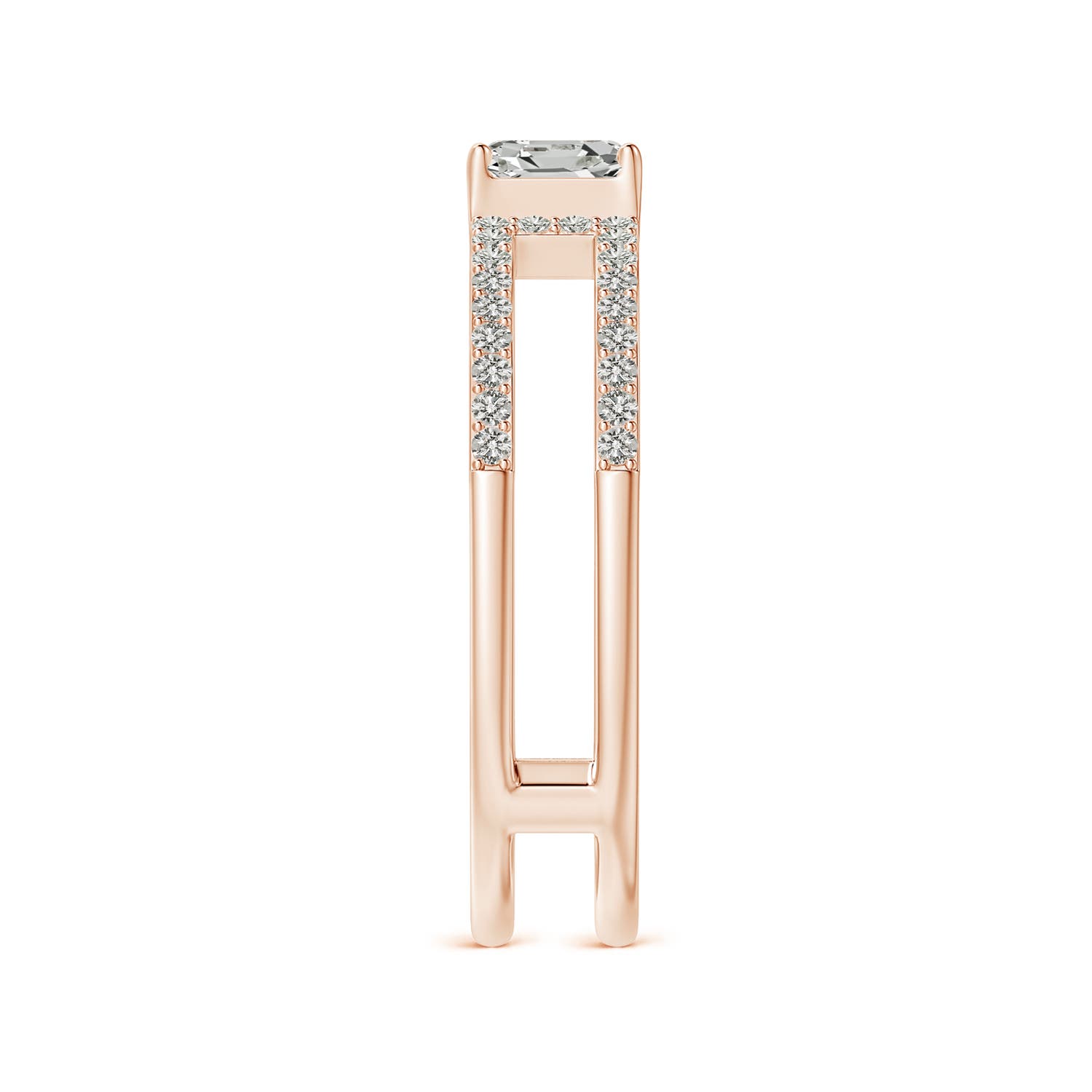 K, I3 / 1.04 CT / 14 KT Rose Gold