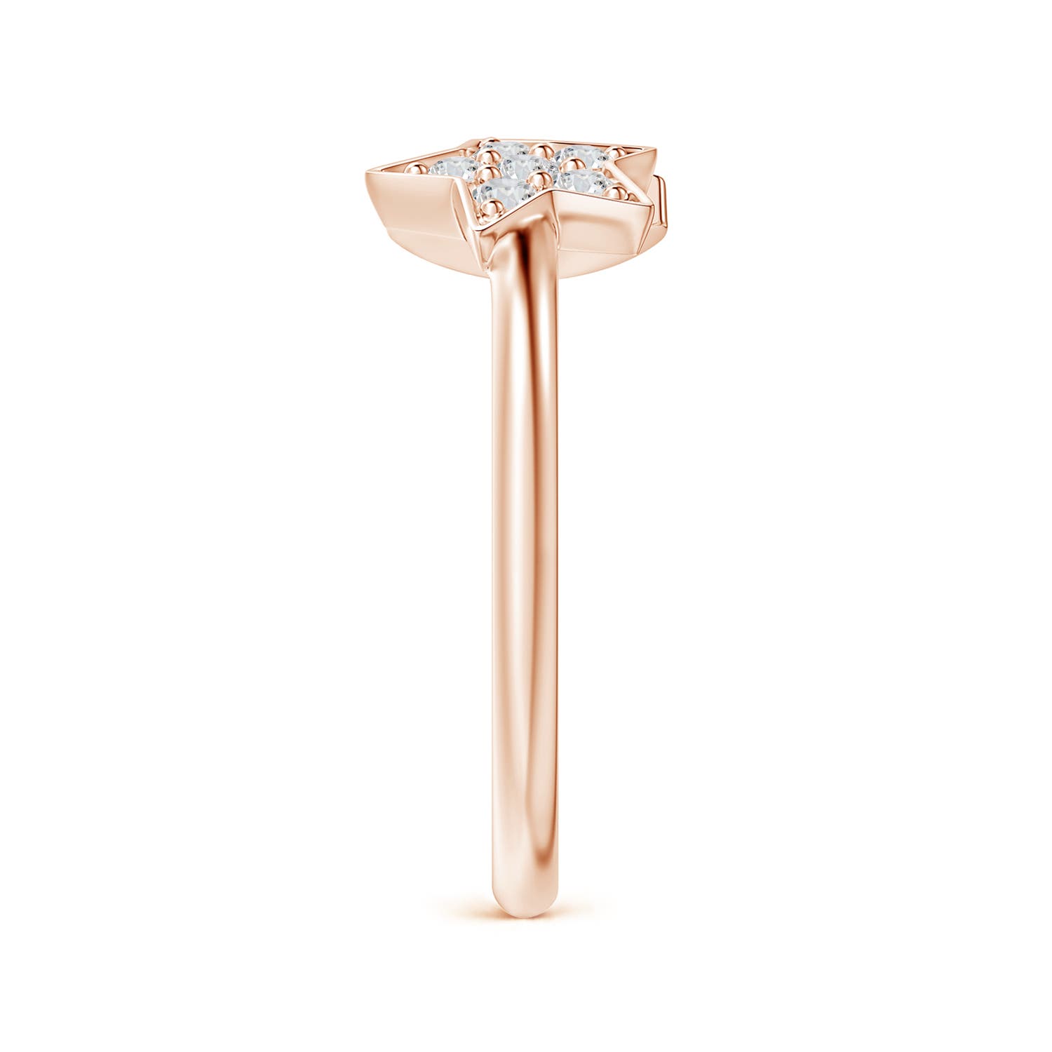 H, SI2 / 0.19 CT / 14 KT Rose Gold