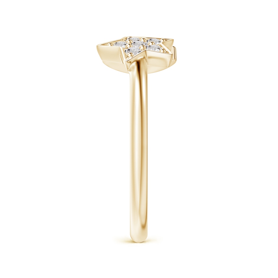 1.95mm IJI1I2 Pave-Set Diamond Star and Moon Open Ring in Yellow Gold side-2