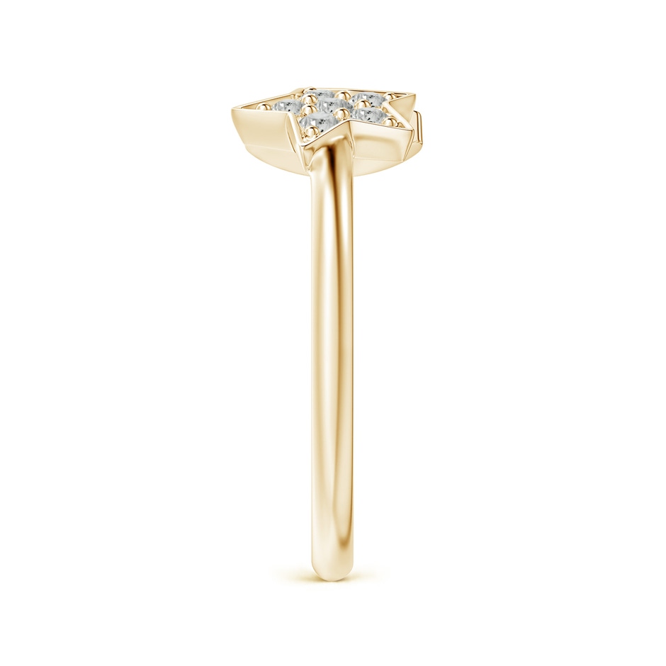 1.95mm KI3 Pave-Set Diamond Star and Moon Open Ring in Yellow Gold side-2