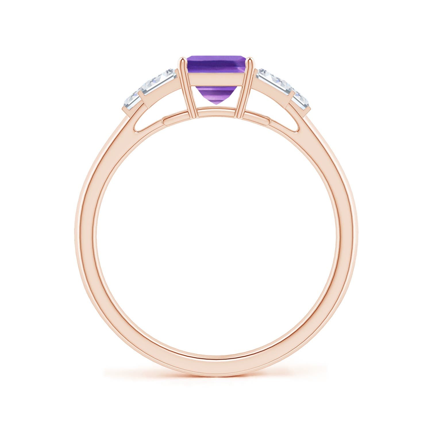 AAA - Amethyst / 1.12 CT / 14 KT Rose Gold