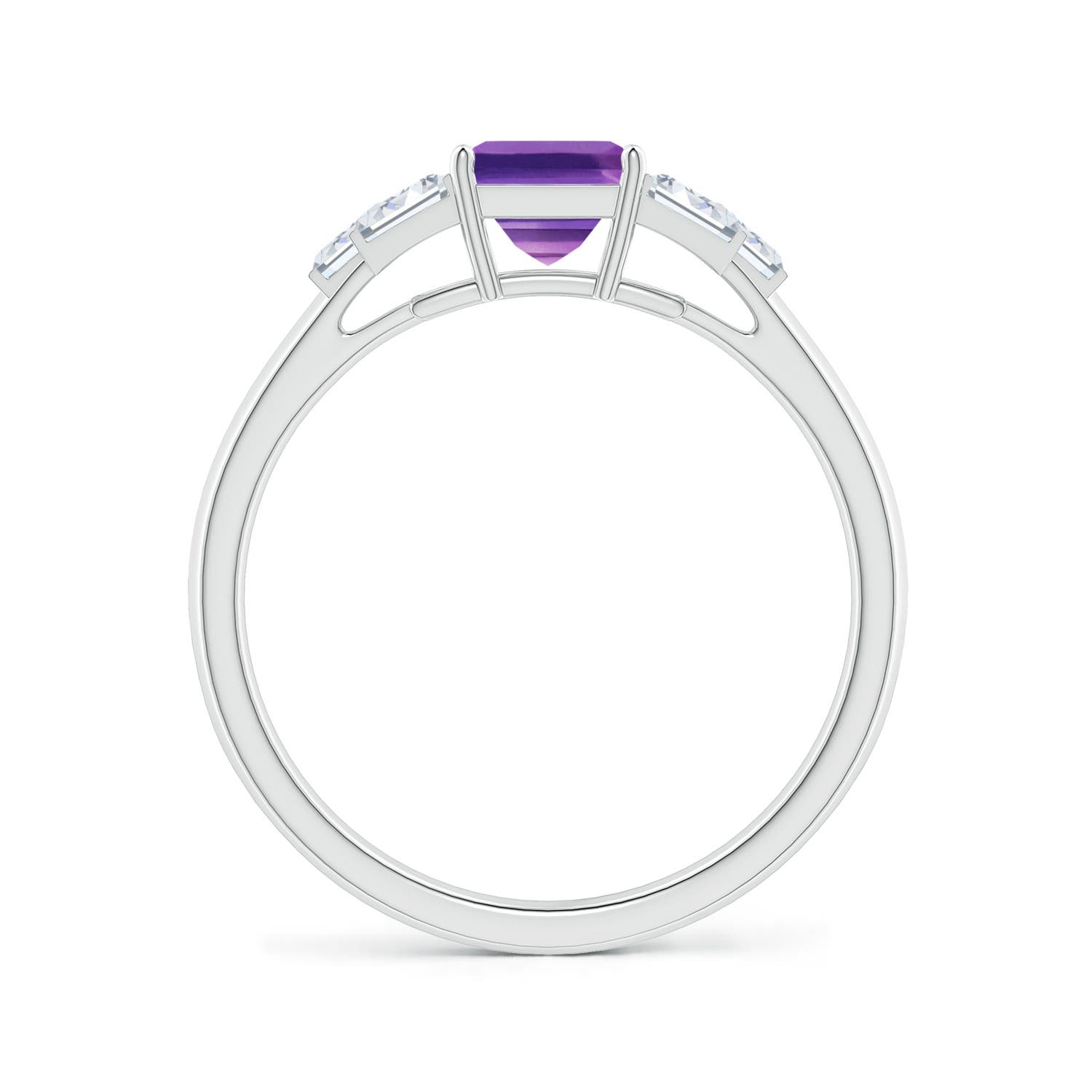 AAAA - Amethyst / 1.12 CT / 14 KT White Gold