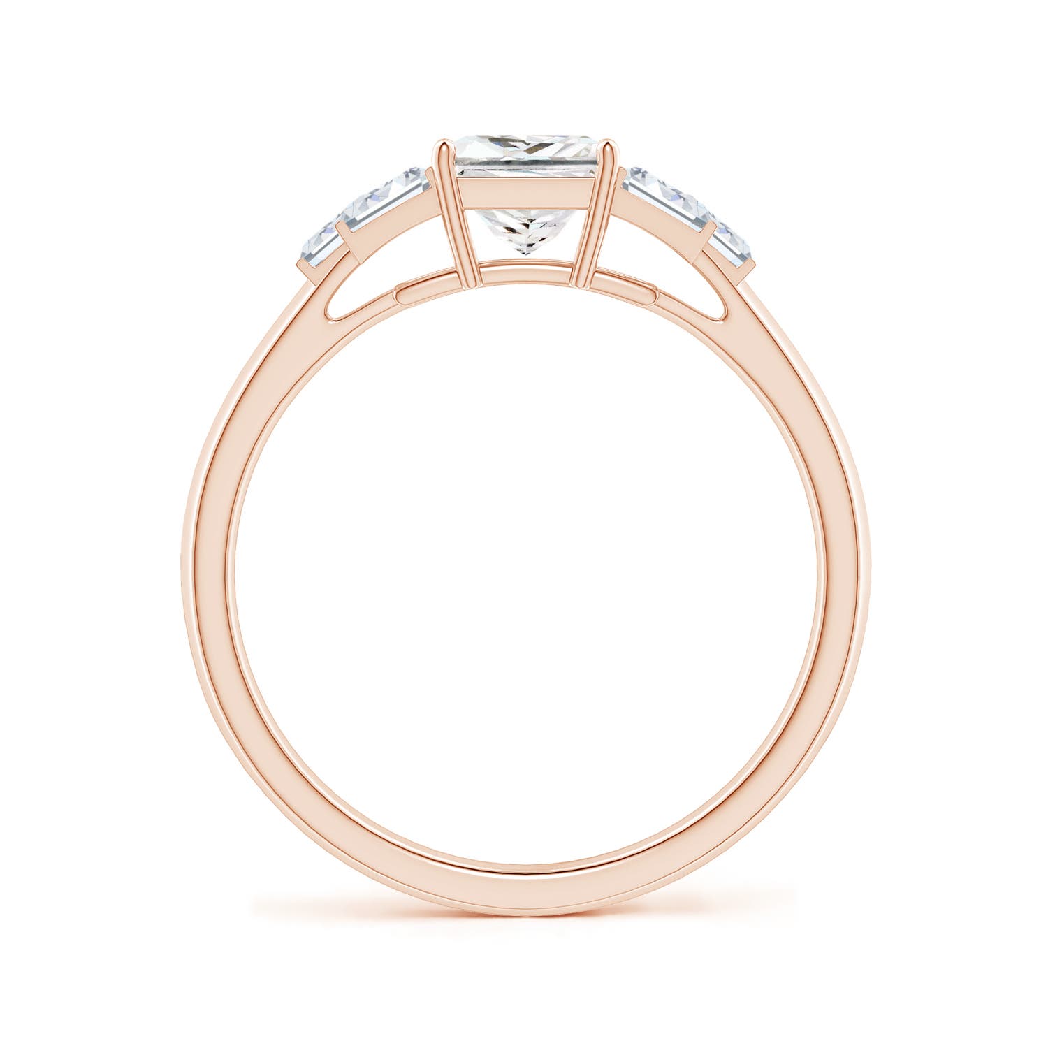 G, VS2 / 1.12 CT / 14 KT Rose Gold