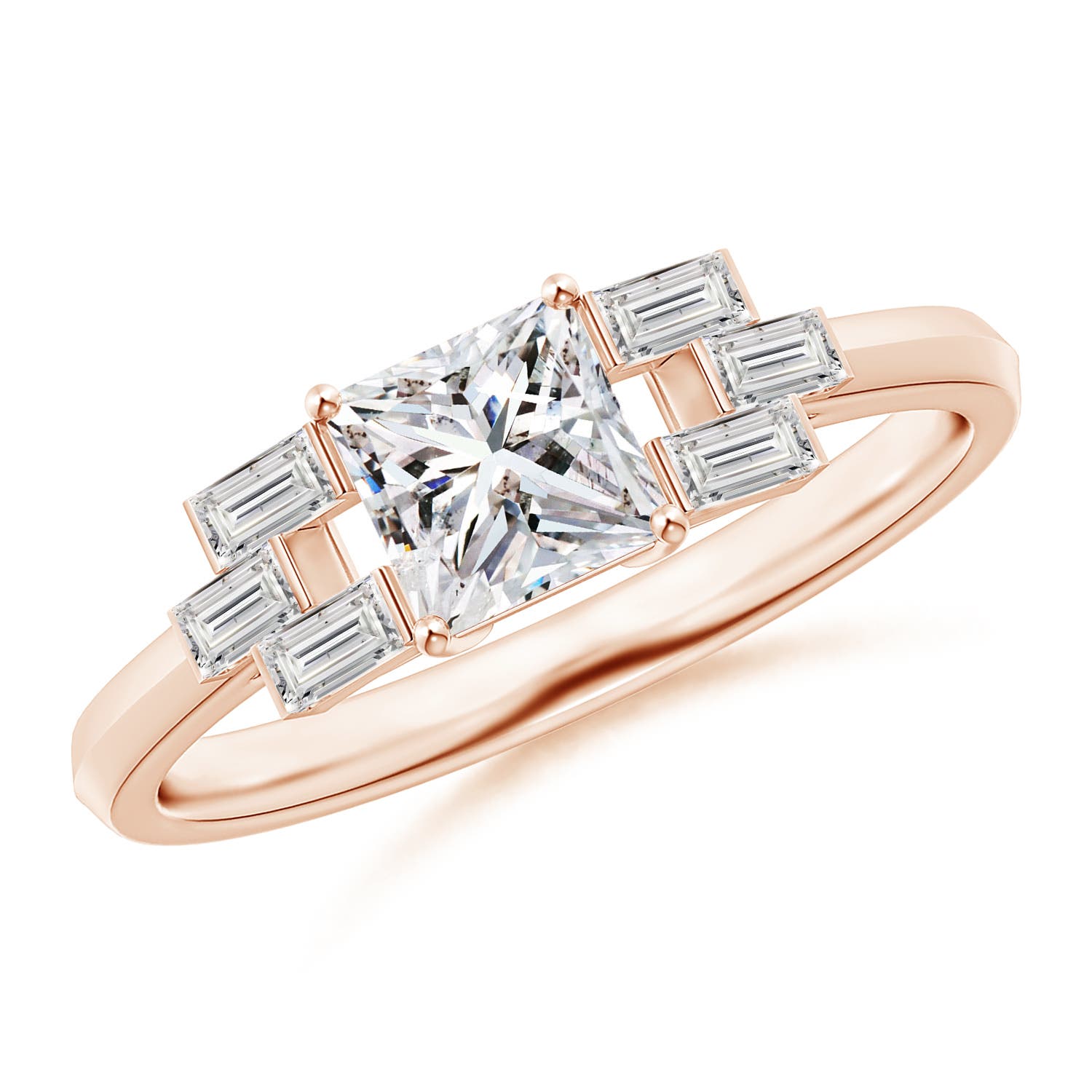 I-J, I1-I2 / 1.12 CT / 14 KT Rose Gold