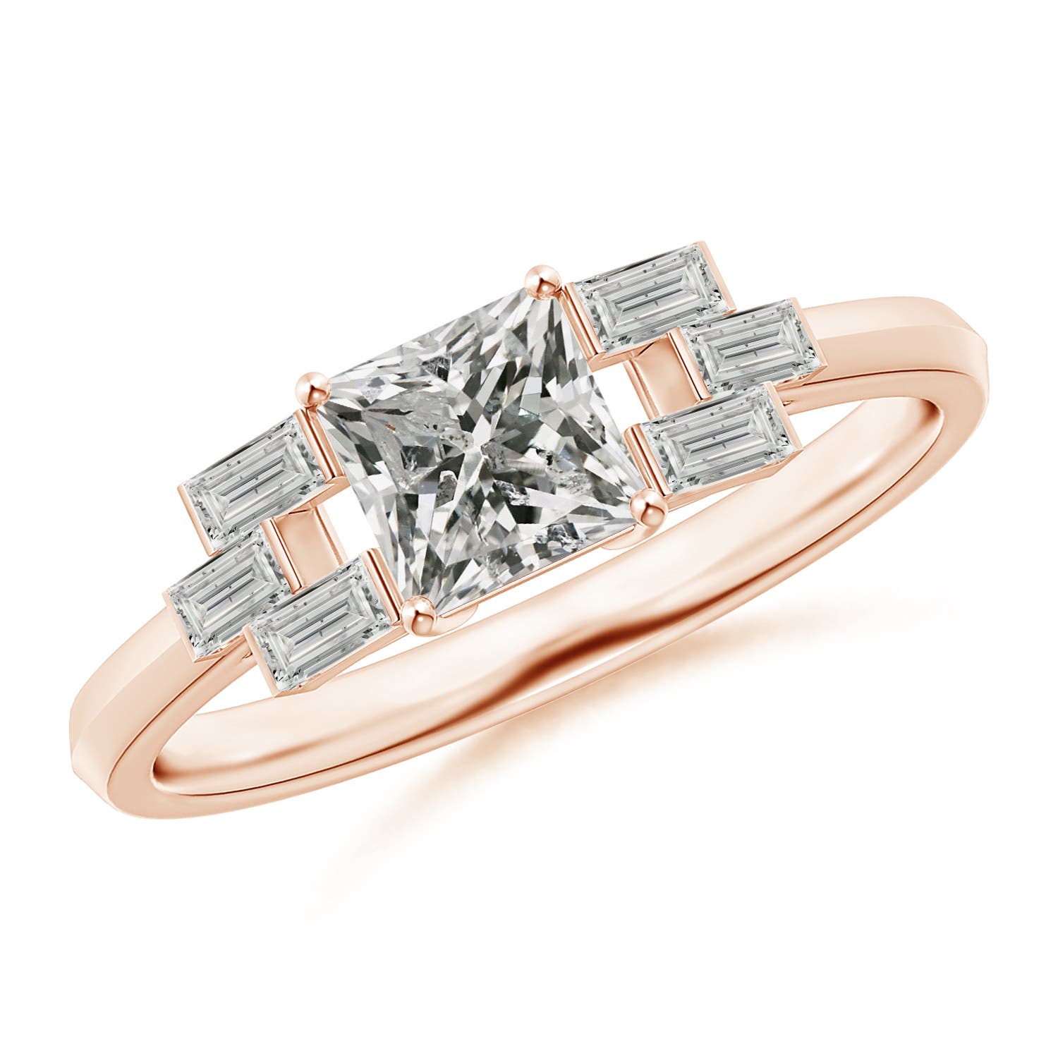 K, I3 / 1.12 CT / 14 KT Rose Gold