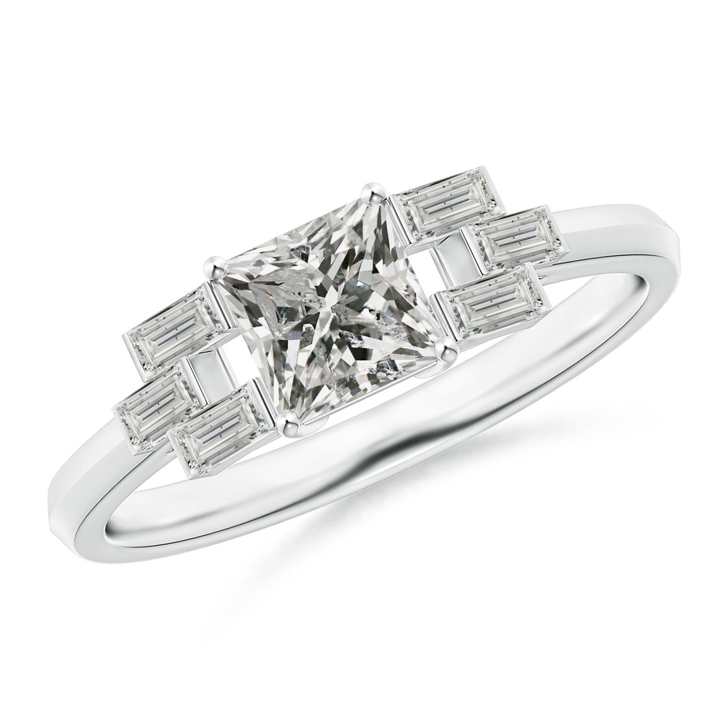 K, I3 / 1.12 CT / 14 KT White Gold