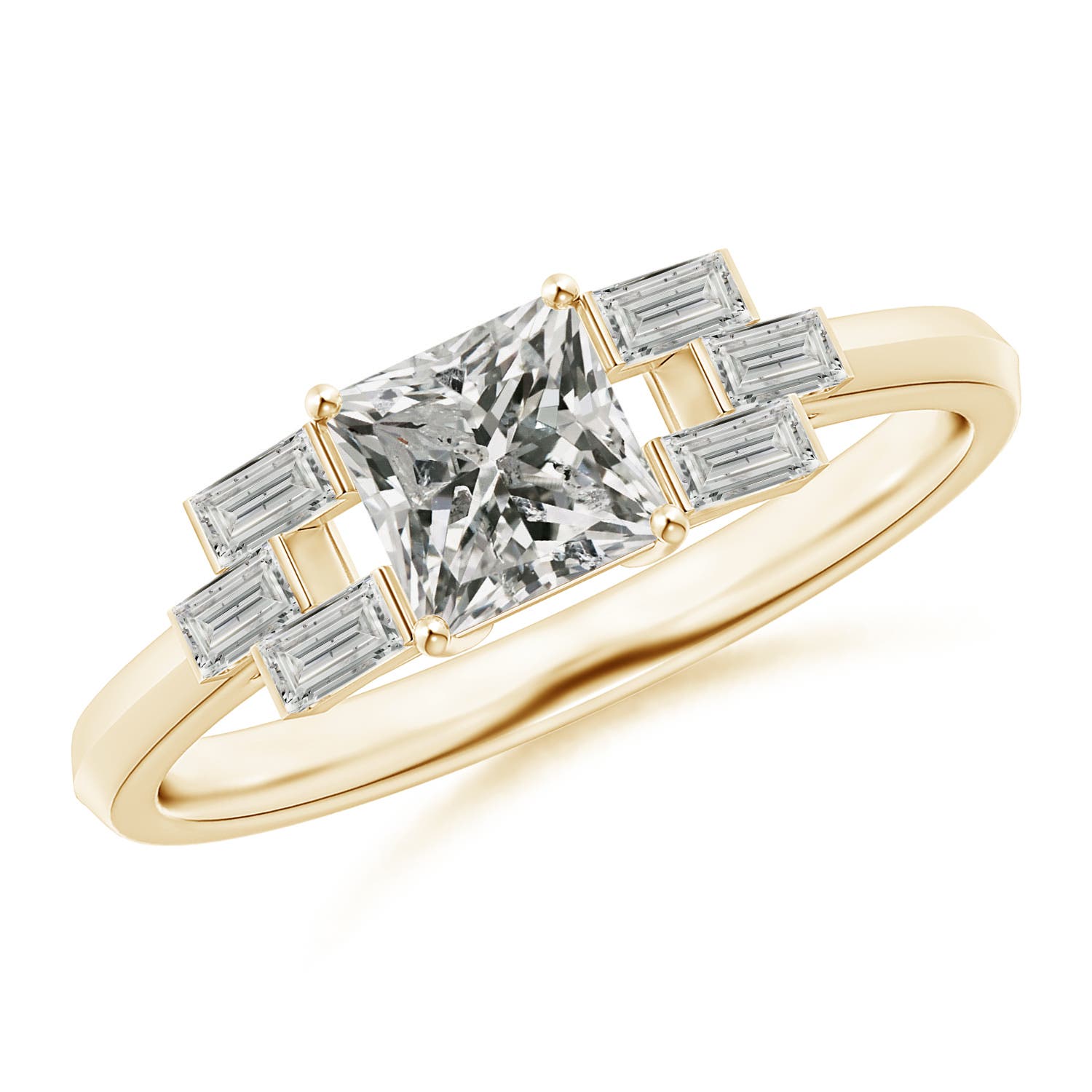 K, I3 / 1.12 CT / 14 KT Yellow Gold