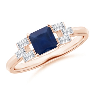 Square A Blue Sapphire