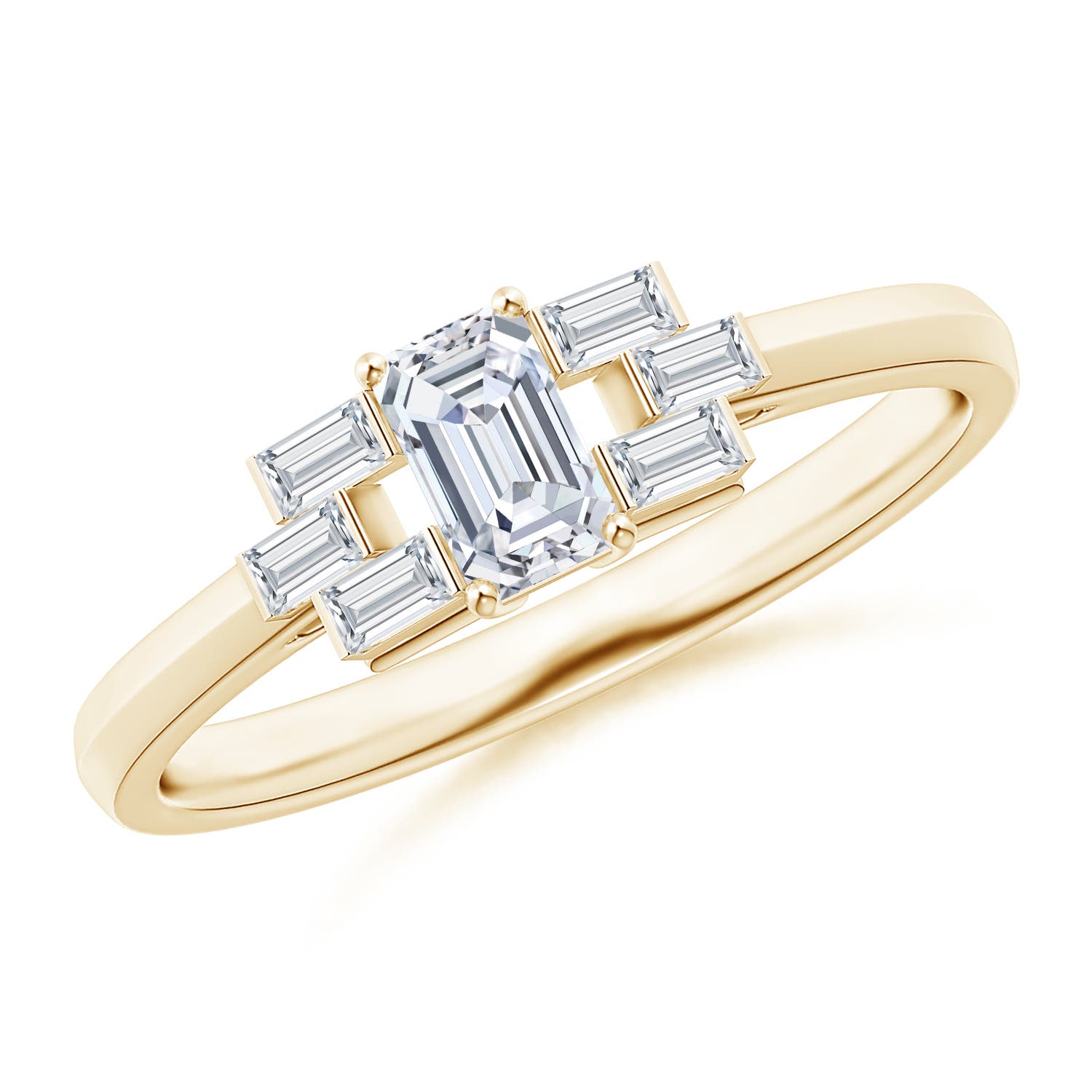 F-G, VS / 0.6 CT / 14 KT Yellow Gold