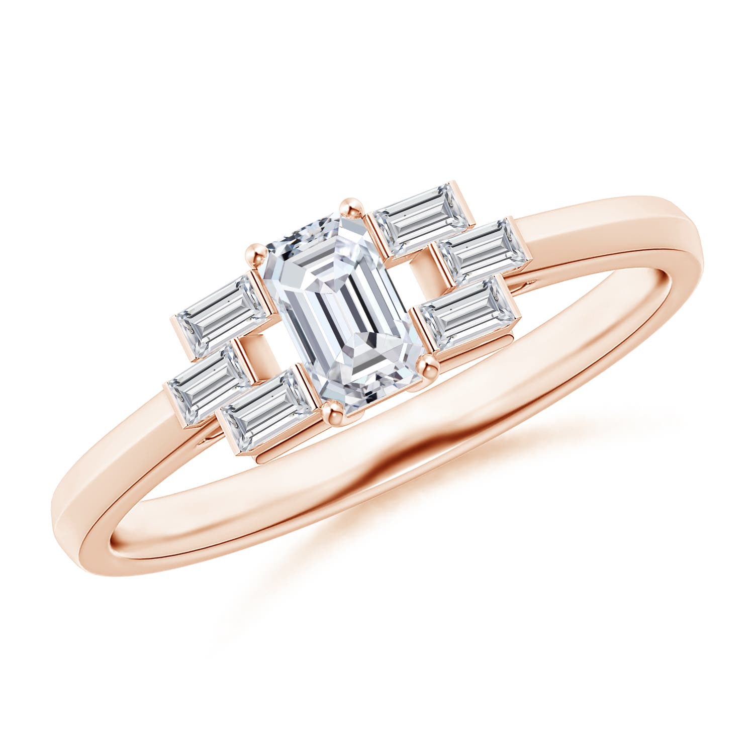 H, SI2 / 0.6 CT / 14 KT Rose Gold