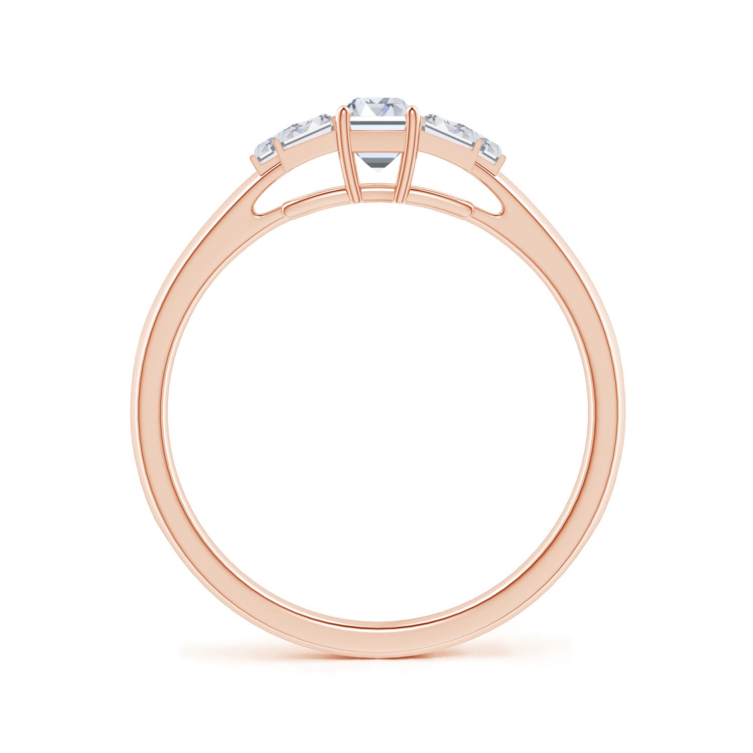 H, SI2 / 0.6 CT / 14 KT Rose Gold