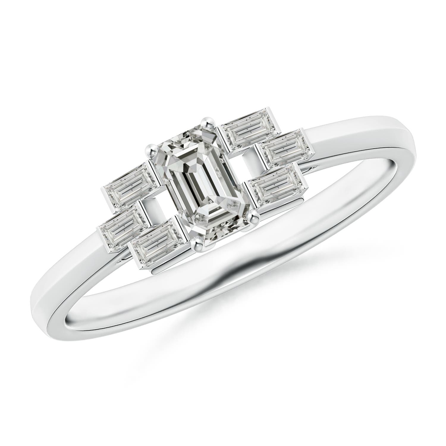 K, I3 / 0.6 CT / 14 KT White Gold