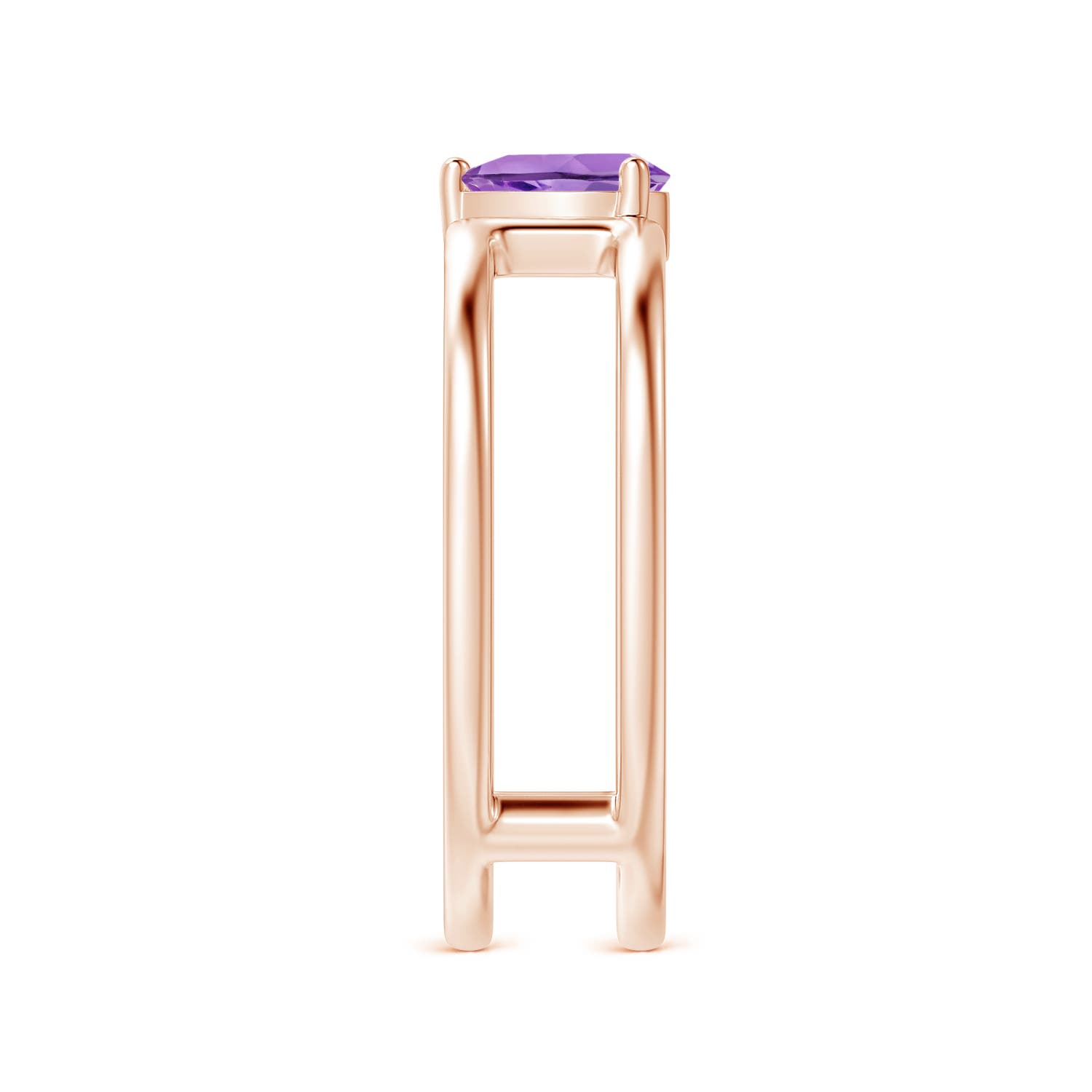 A - Amethyst / 0.33 CT / 14 KT Rose Gold