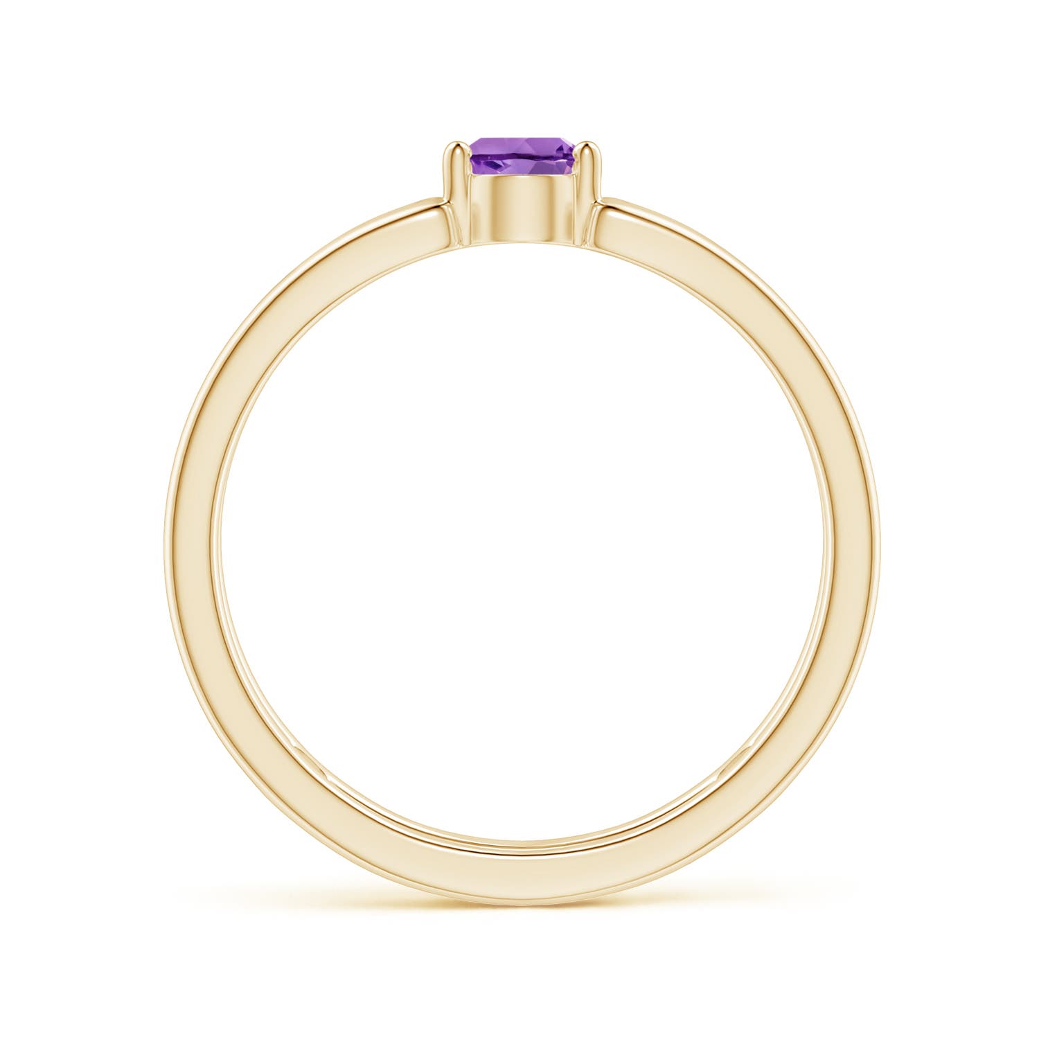 AA - Amethyst / 0.33 CT / 14 KT Yellow Gold