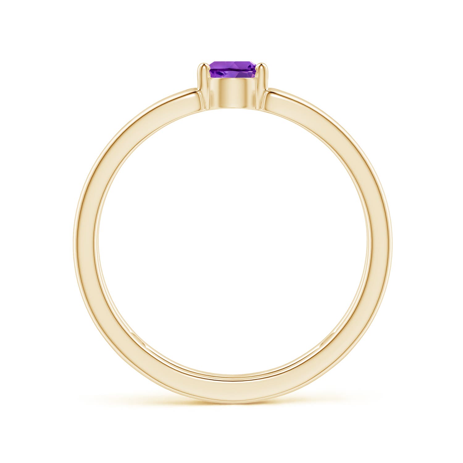 AAA - Amethyst / 0.33 CT / 14 KT Yellow Gold