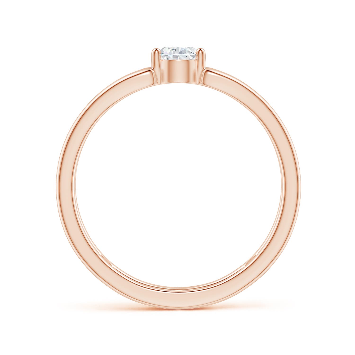 F-G, VS / 0.4 CT / 14 KT Rose Gold