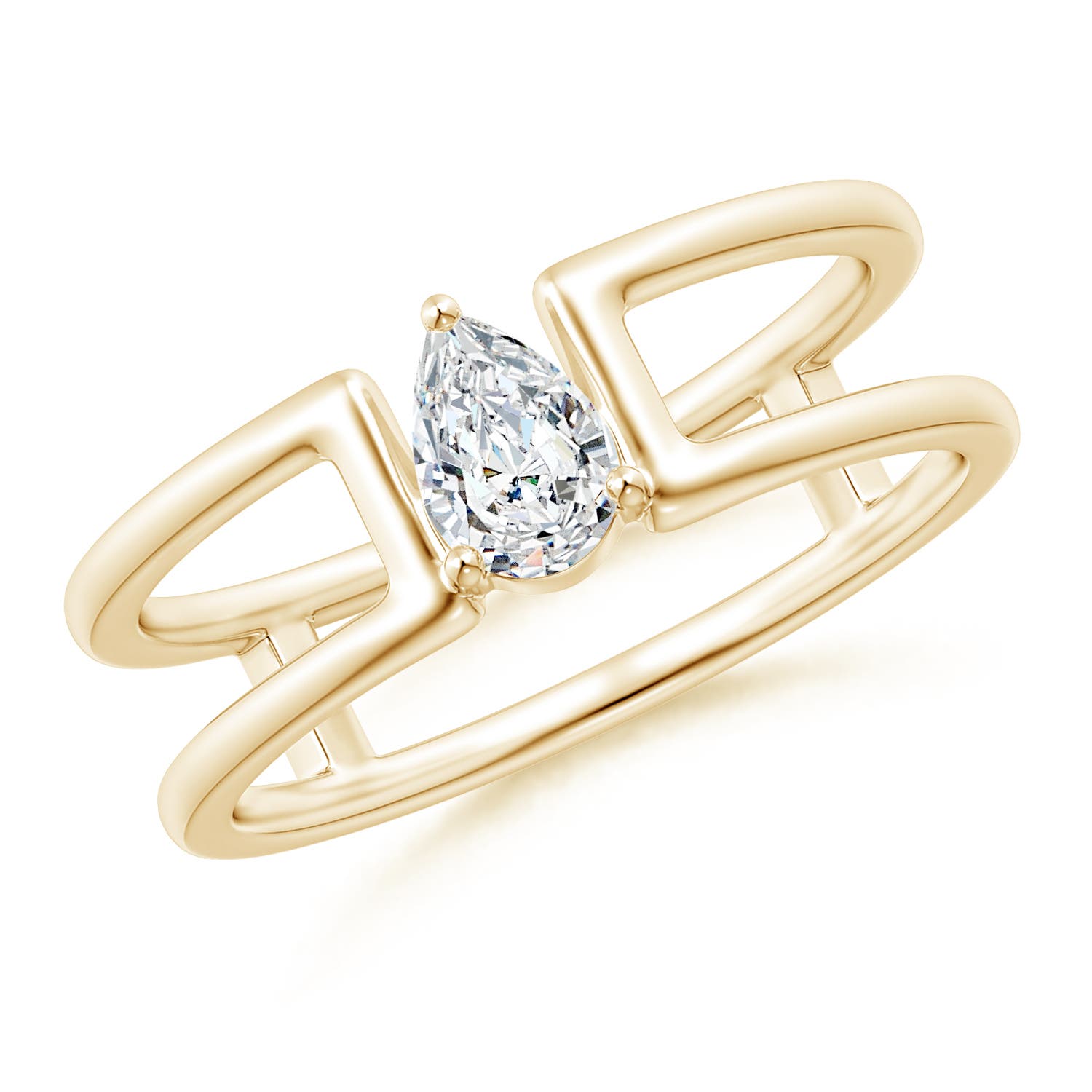 F-G, VS / 0.4 CT / 14 KT Yellow Gold