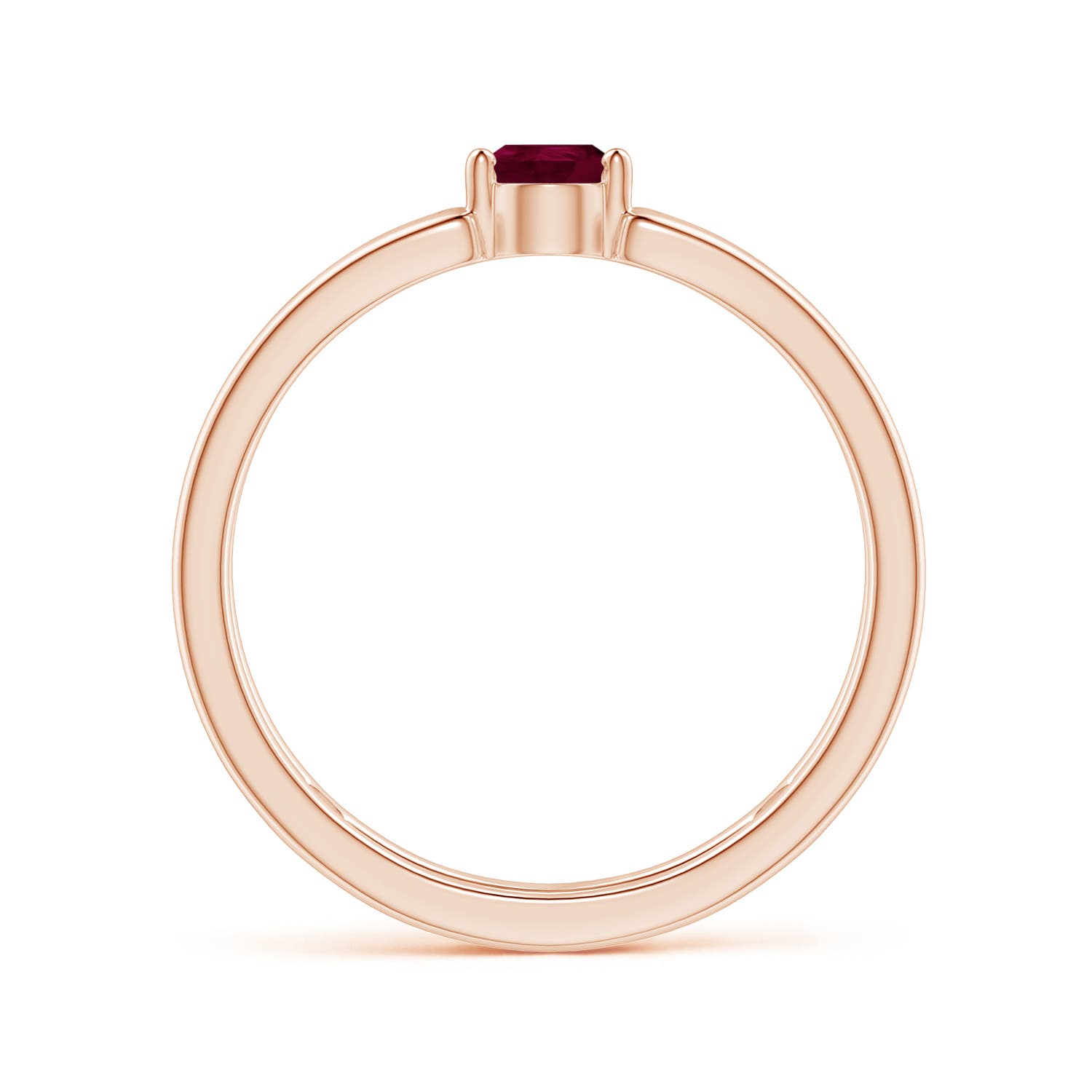 A - Ruby / 0.4 CT / 14 KT Rose Gold