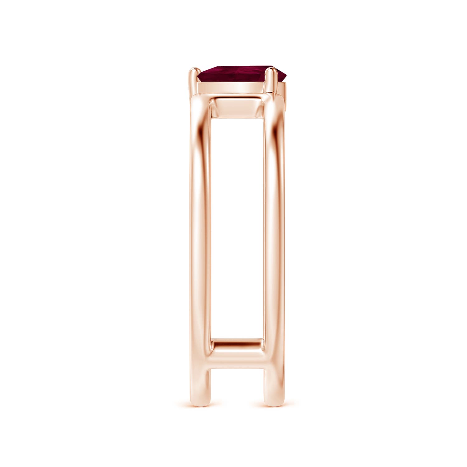 A - Ruby / 0.4 CT / 14 KT Rose Gold