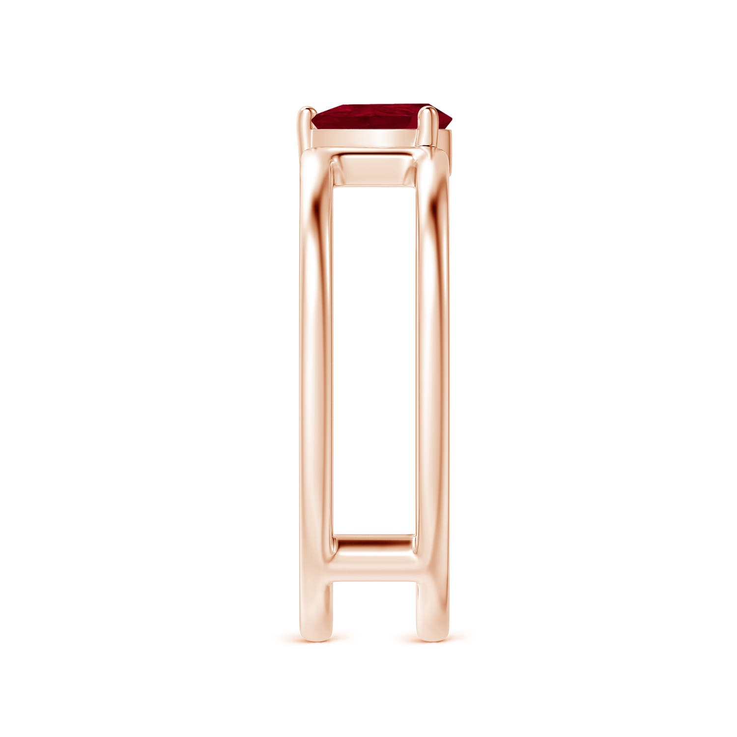 AA - Ruby / 0.4 CT / 14 KT Rose Gold