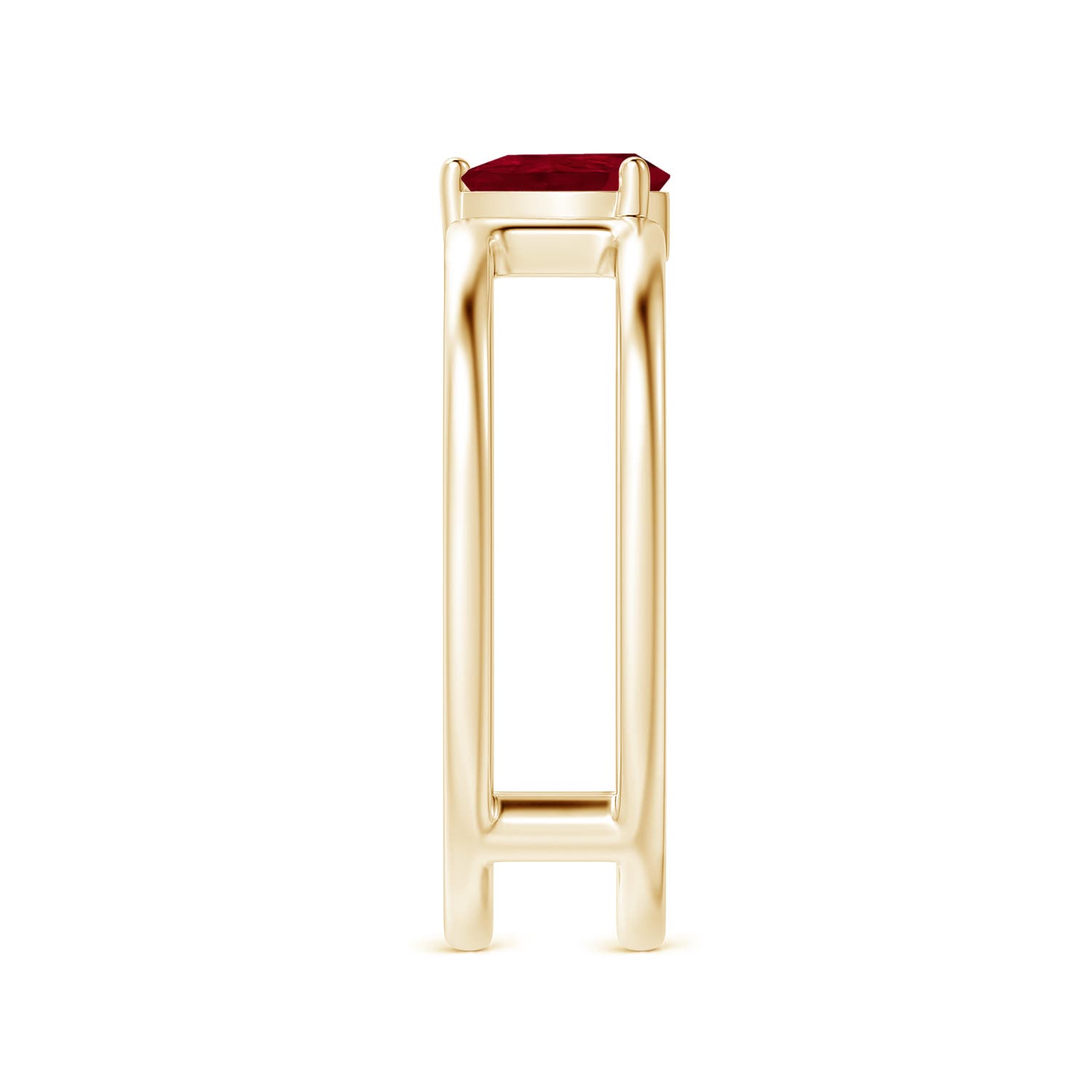 AA - Ruby / 0.4 CT / 14 KT Yellow Gold