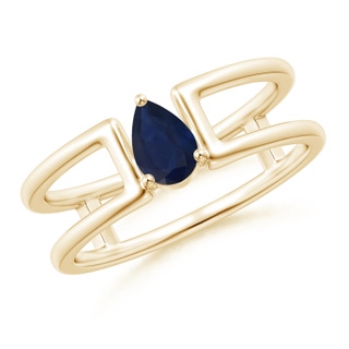 Pear A Blue Sapphire
