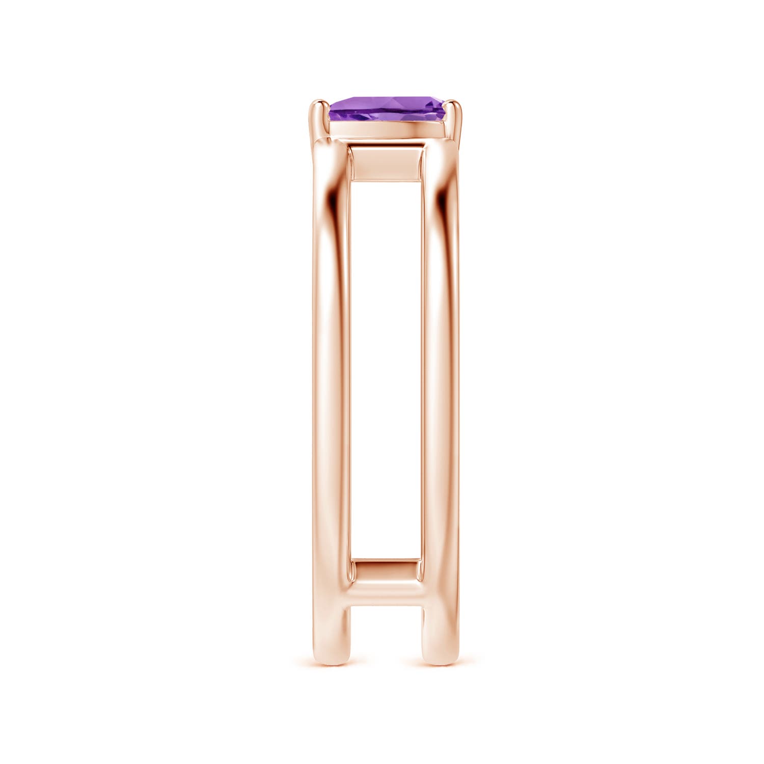 AA - Amethyst / 0.33 CT / 14 KT Rose Gold