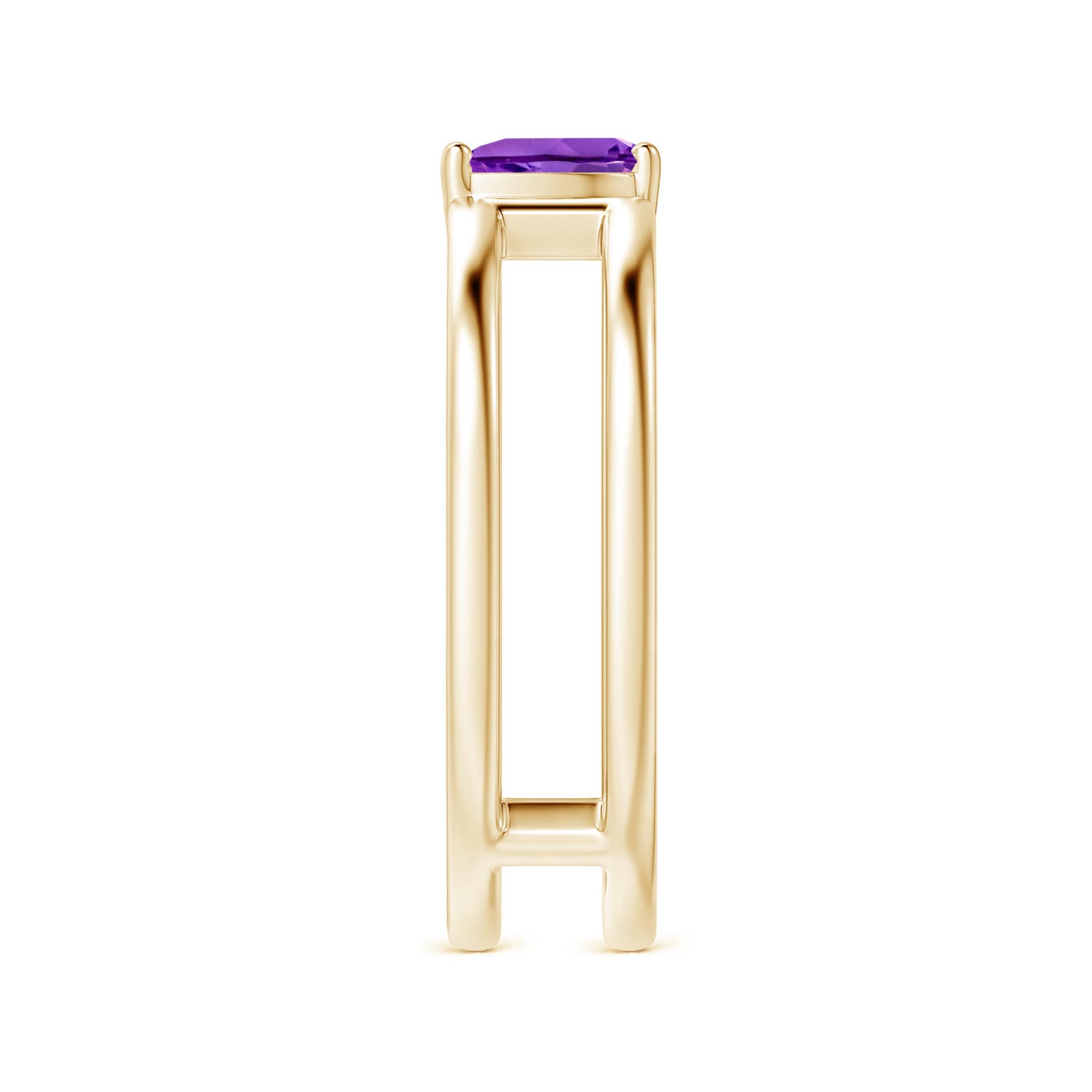 AAA - Amethyst / 0.33 CT / 14 KT Yellow Gold