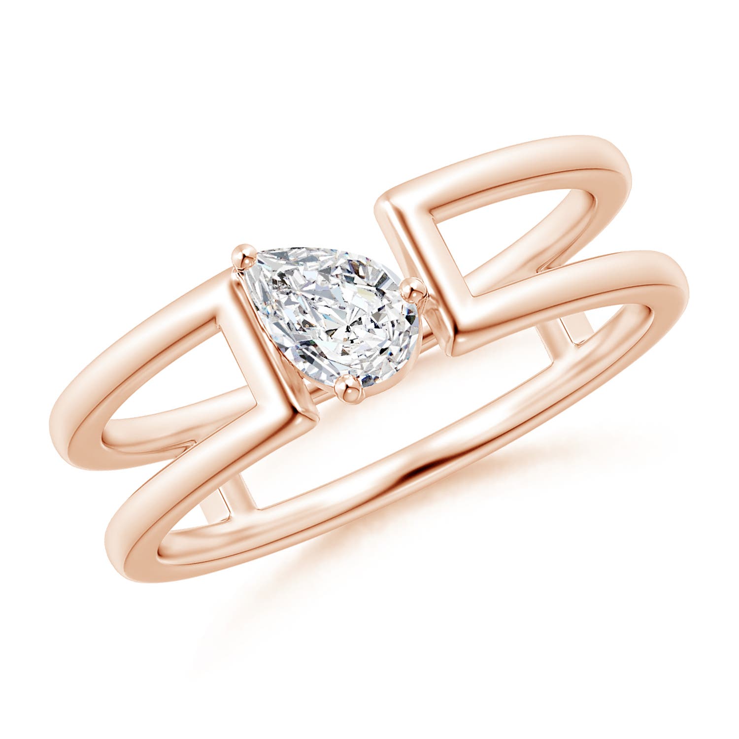 H, SI2 / 0.4 CT / 14 KT Rose Gold