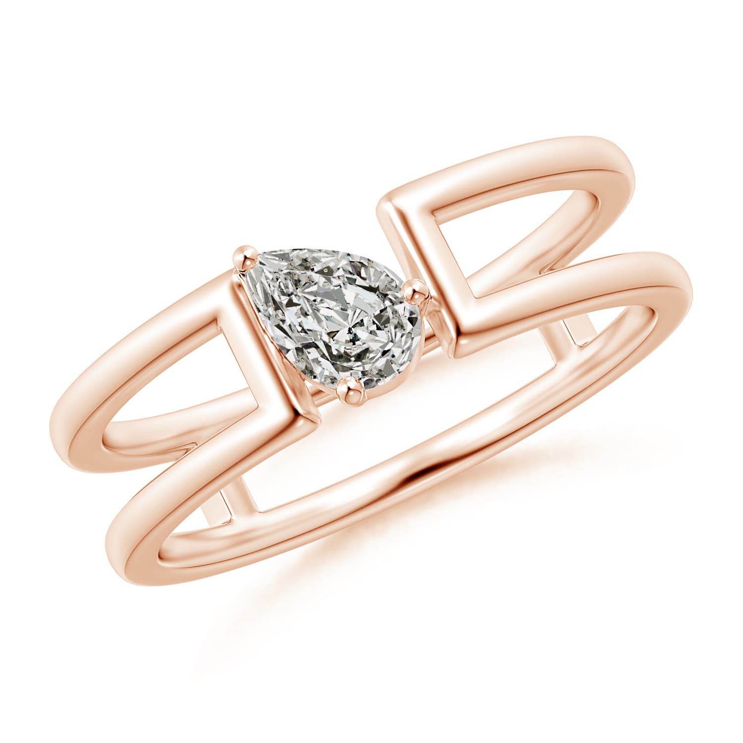 K, I3 / 0.4 CT / 14 KT Rose Gold