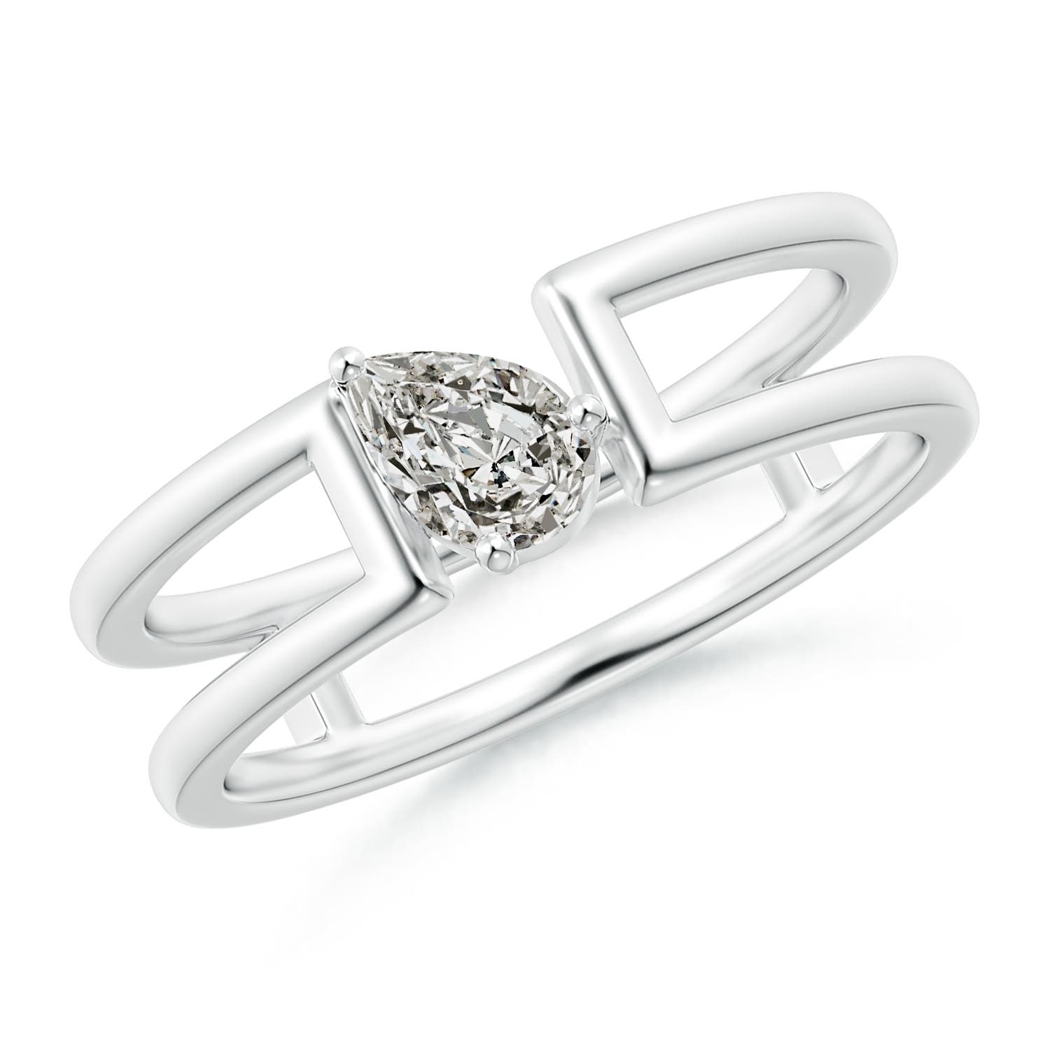 K, I3 / 0.4 CT / 14 KT White Gold