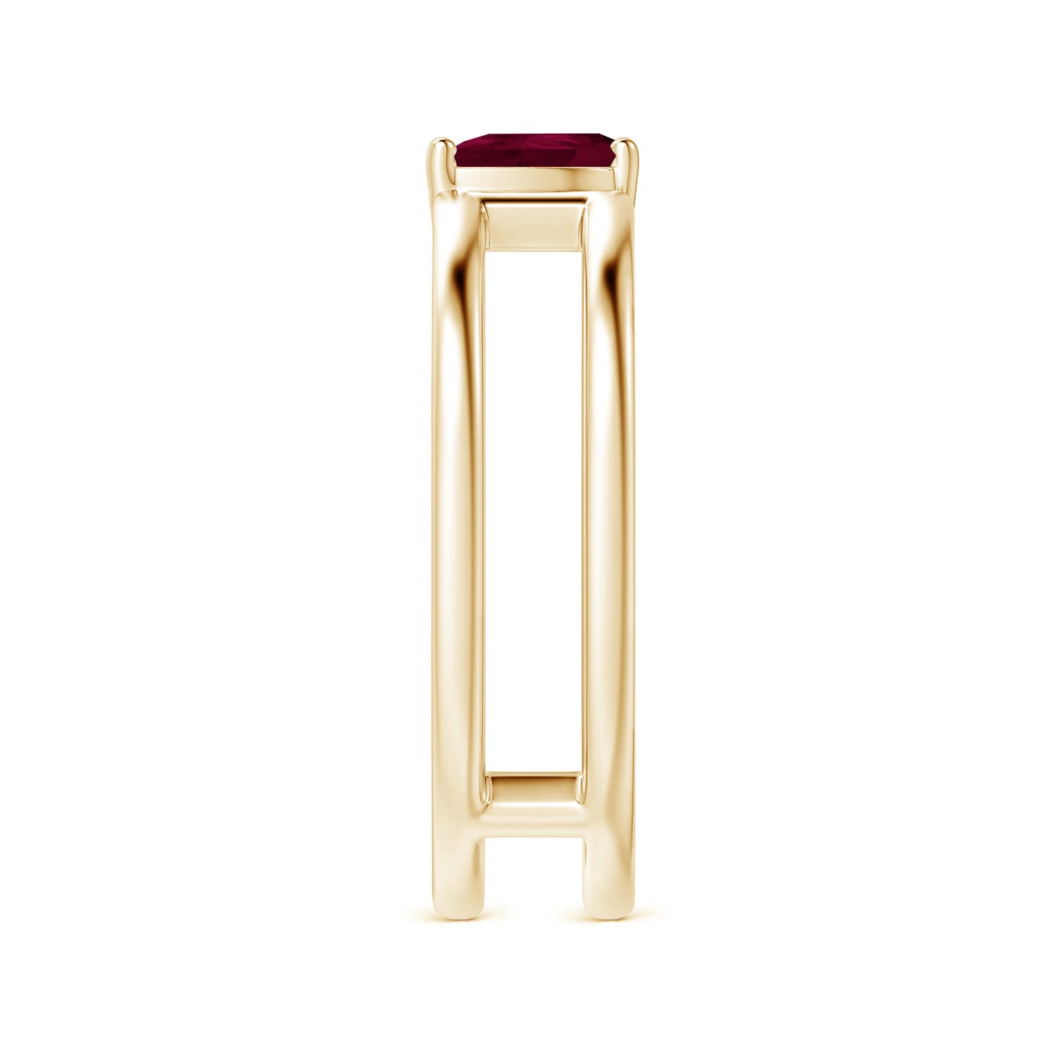 A - Ruby / 0.4 CT / 14 KT Yellow Gold