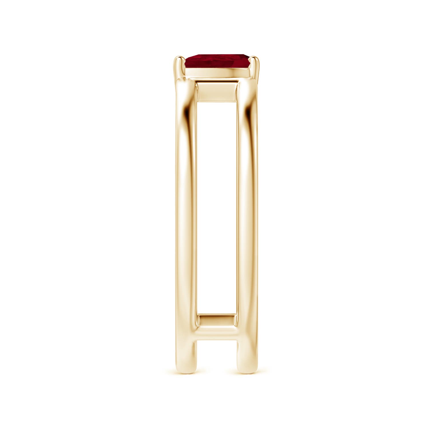 AA - Ruby / 0.4 CT / 14 KT Yellow Gold