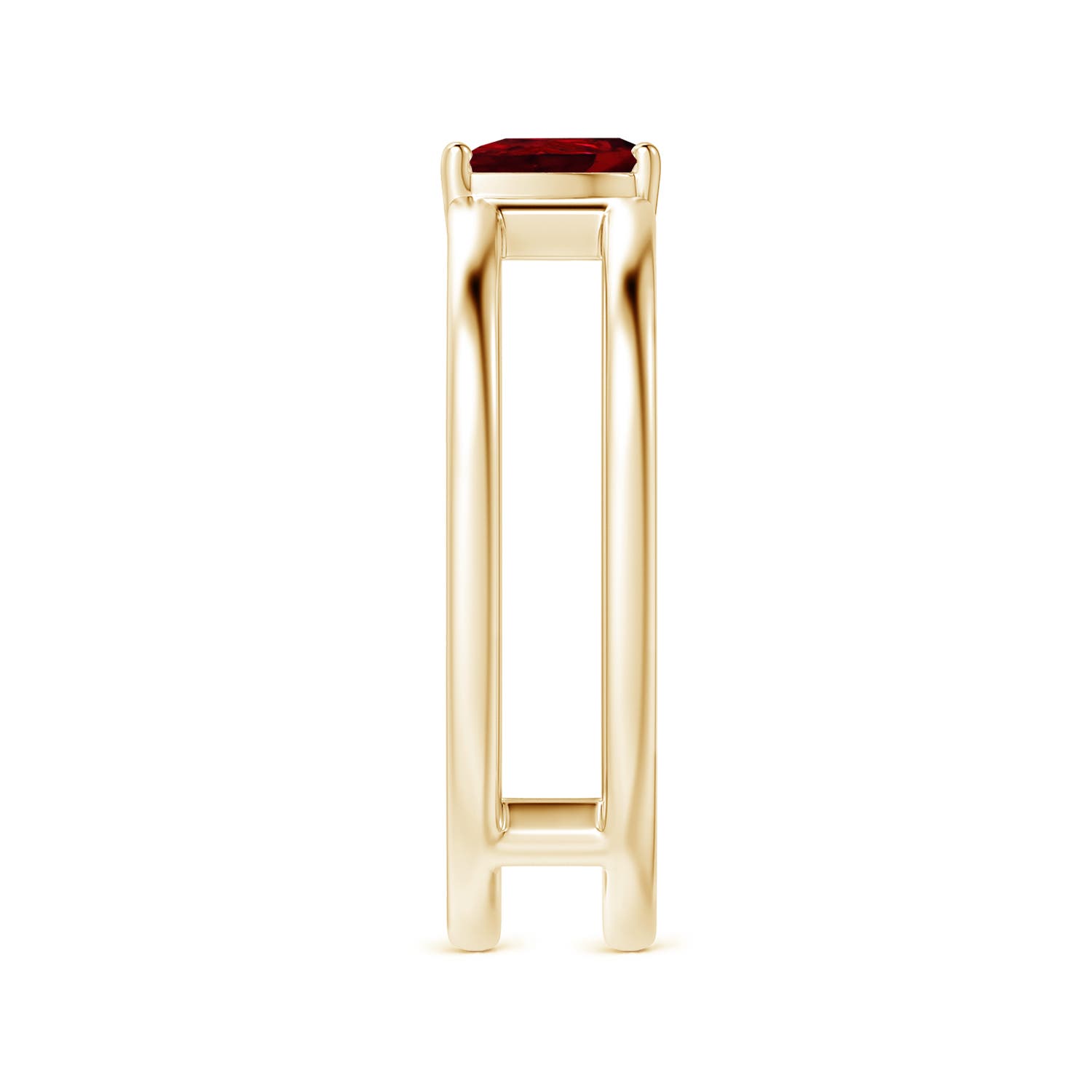 AAAA - Ruby / 0.4 CT / 14 KT Yellow Gold