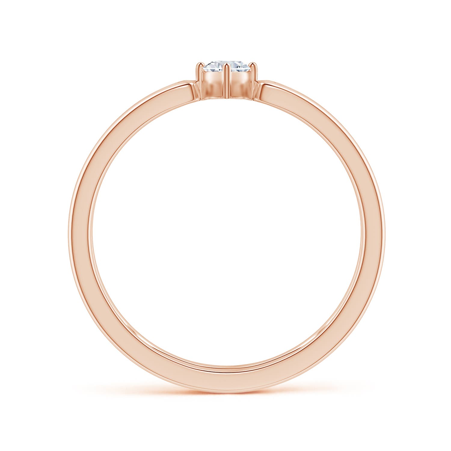 G, VS2 / 0.2 CT / 14 KT Rose Gold