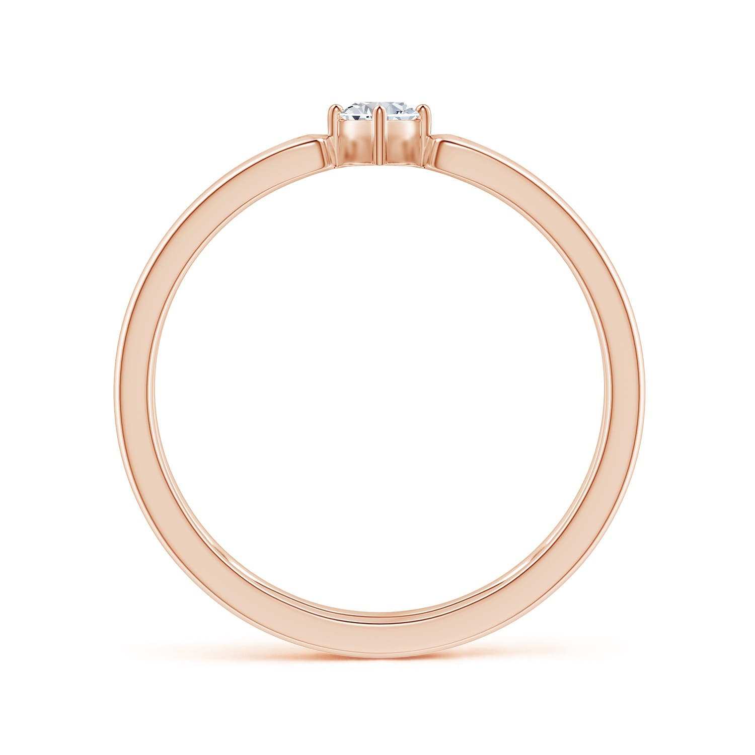 H, SI2 / 0.2 CT / 14 KT Rose Gold