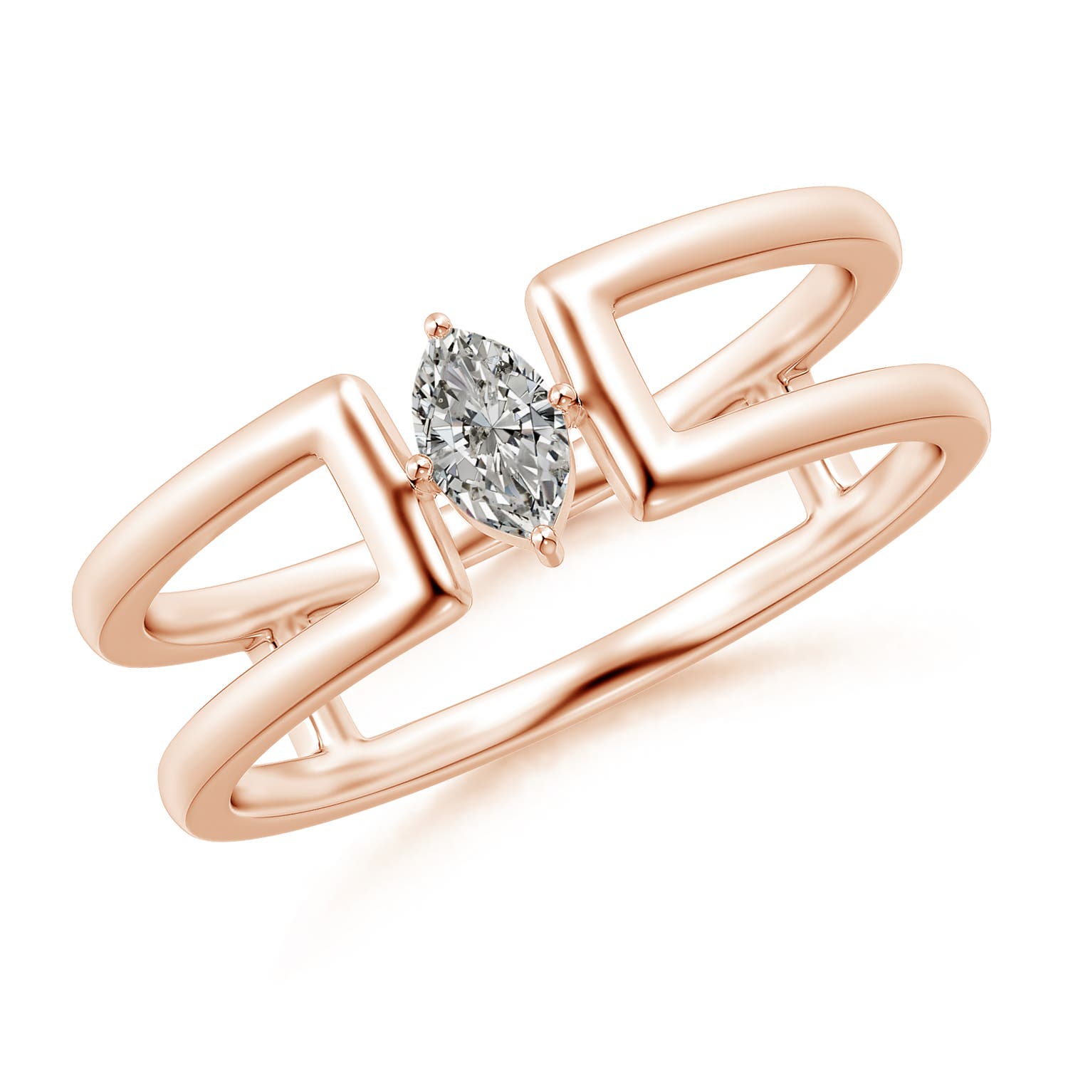 K, I3 / 0.2 CT / 14 KT Rose Gold