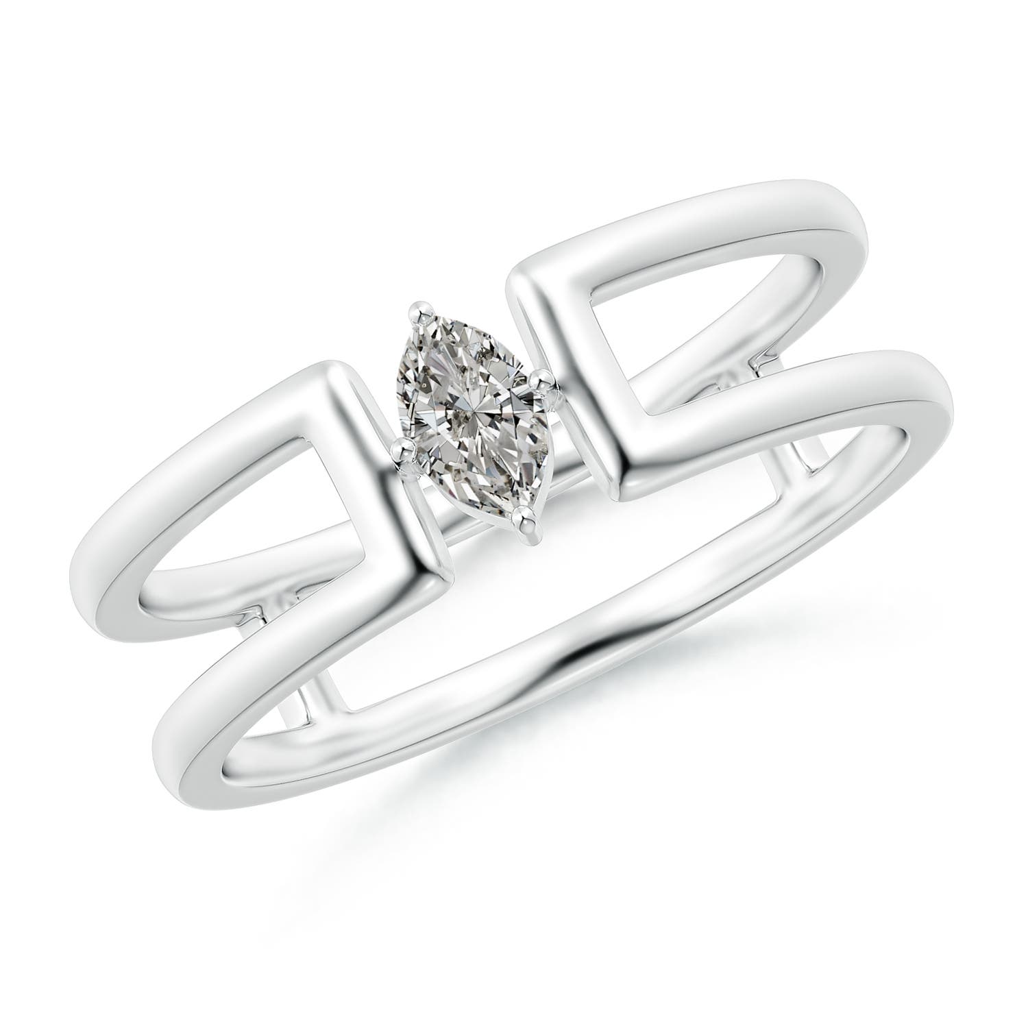 K, I3 / 0.2 CT / 14 KT White Gold