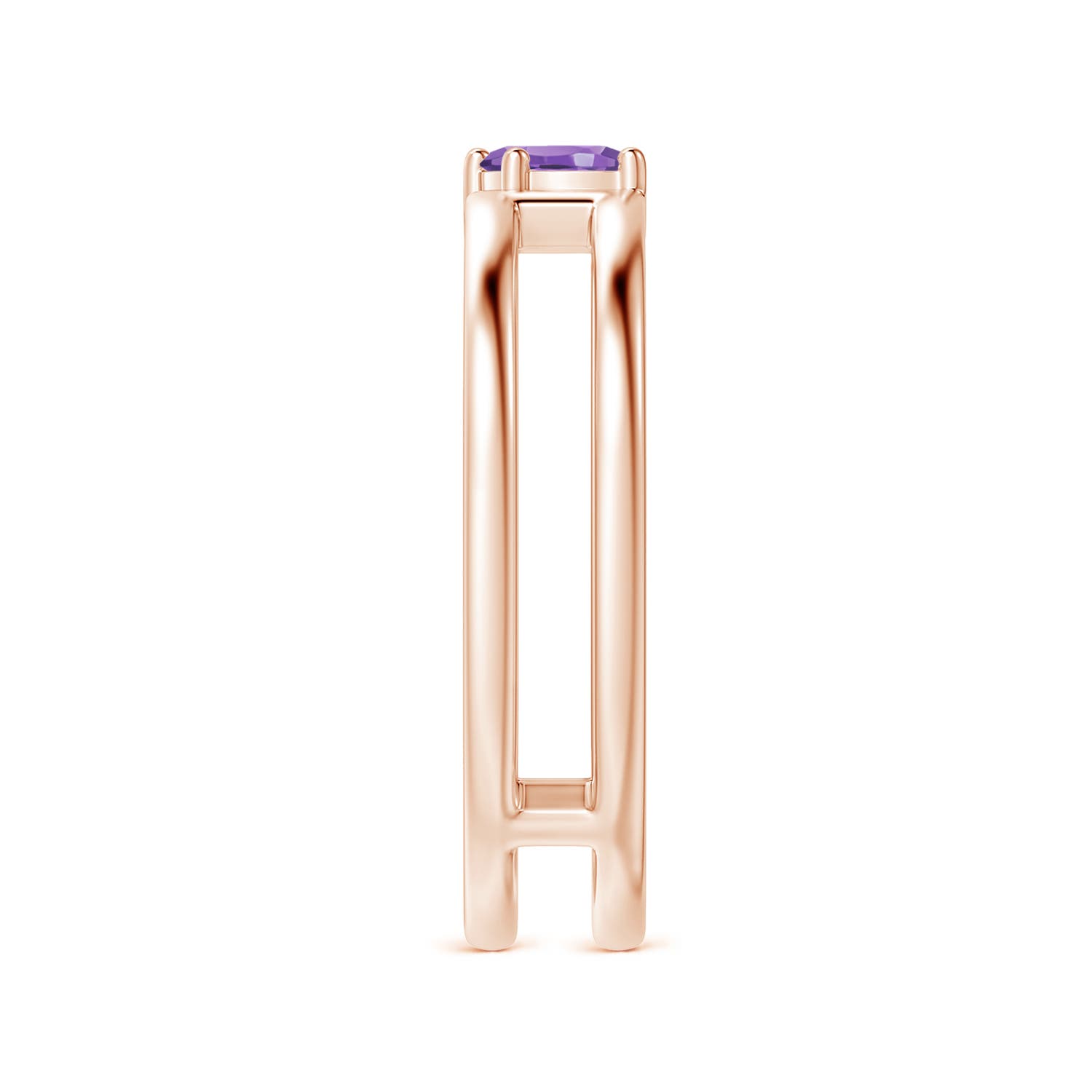 AA - Amethyst / 0.13 CT / 14 KT Rose Gold