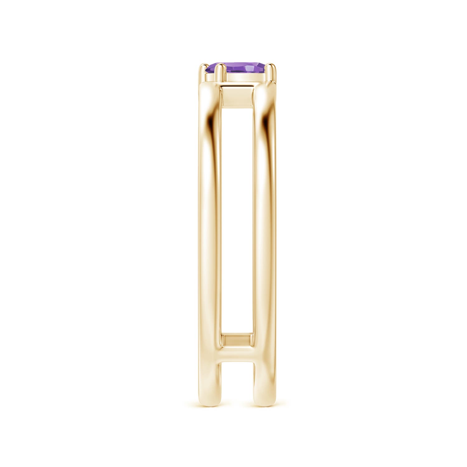 AA - Amethyst / 0.13 CT / 14 KT Yellow Gold