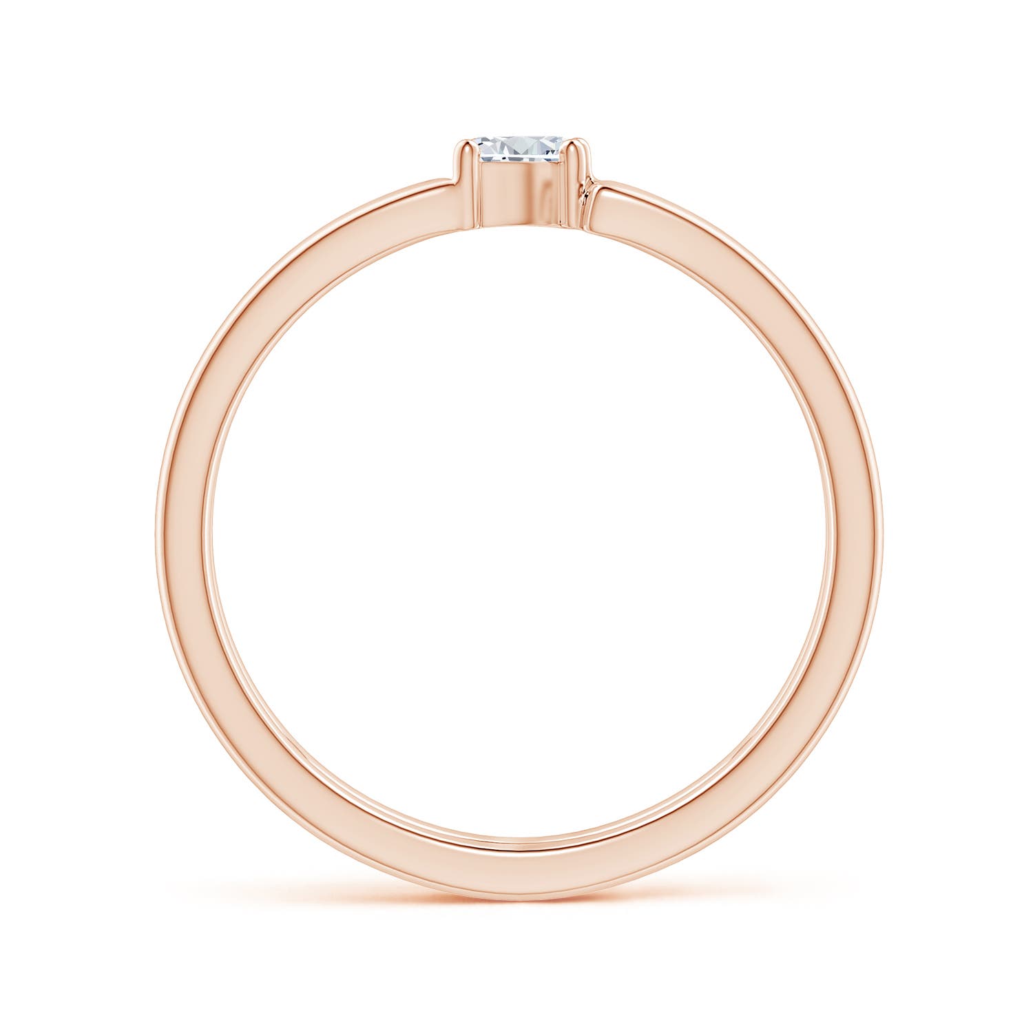 G, VS2 / 0.2 CT / 14 KT Rose Gold