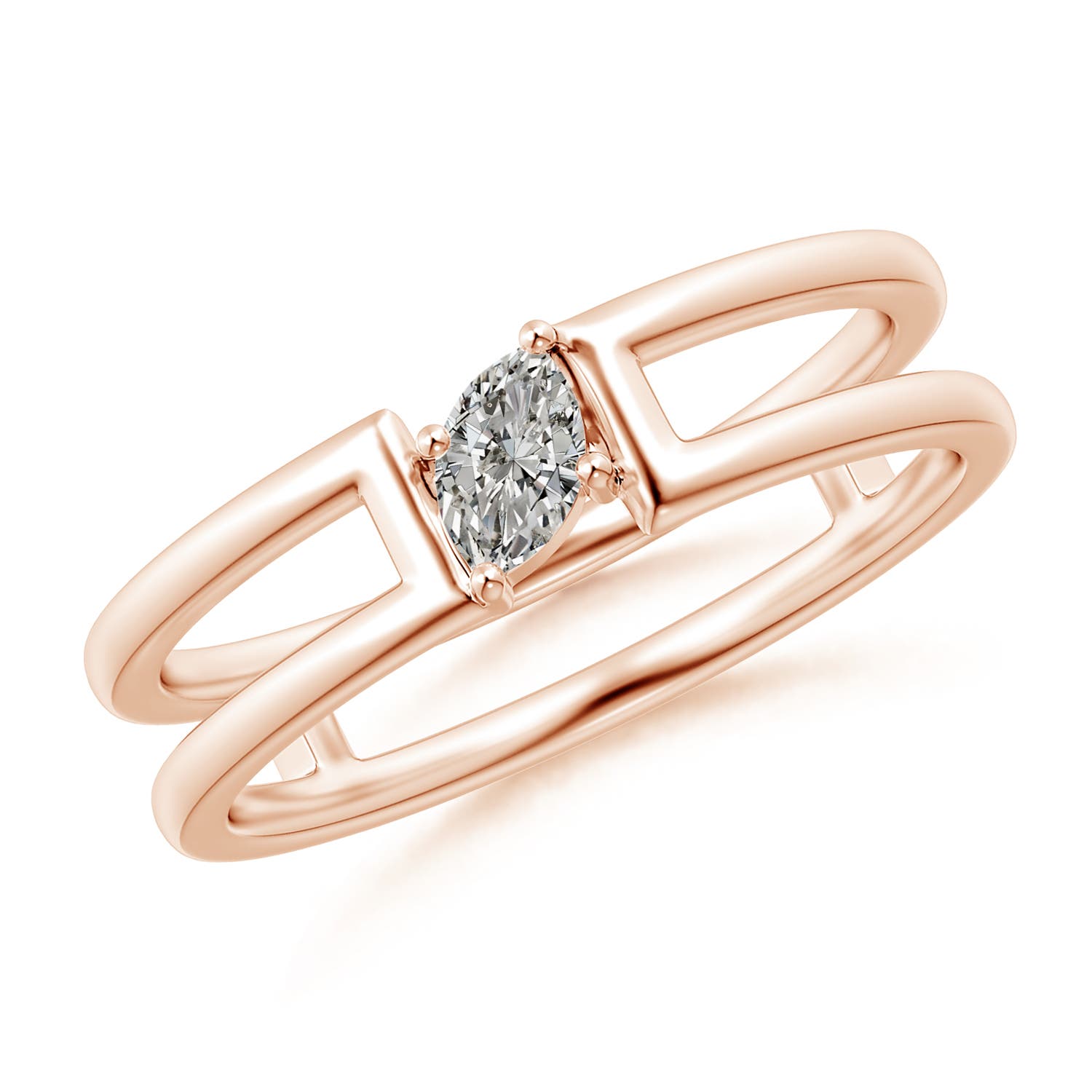 K, I3 / 0.2 CT / 14 KT Rose Gold