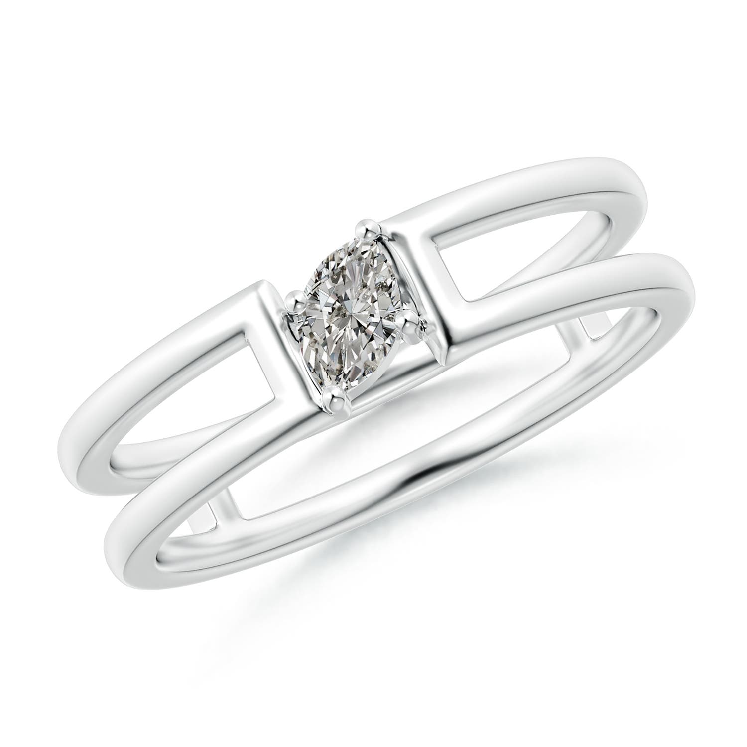 K, I3 / 0.2 CT / 14 KT White Gold