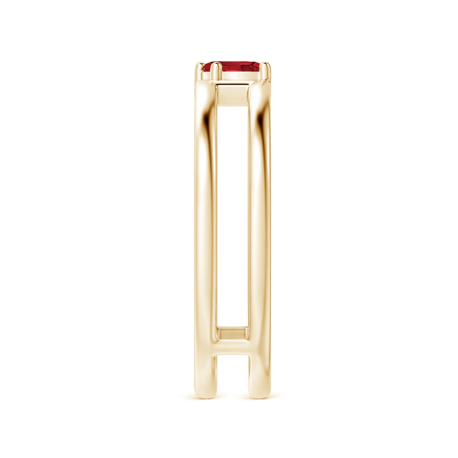 AA - Ruby / 0.18 CT / 14 KT Yellow Gold