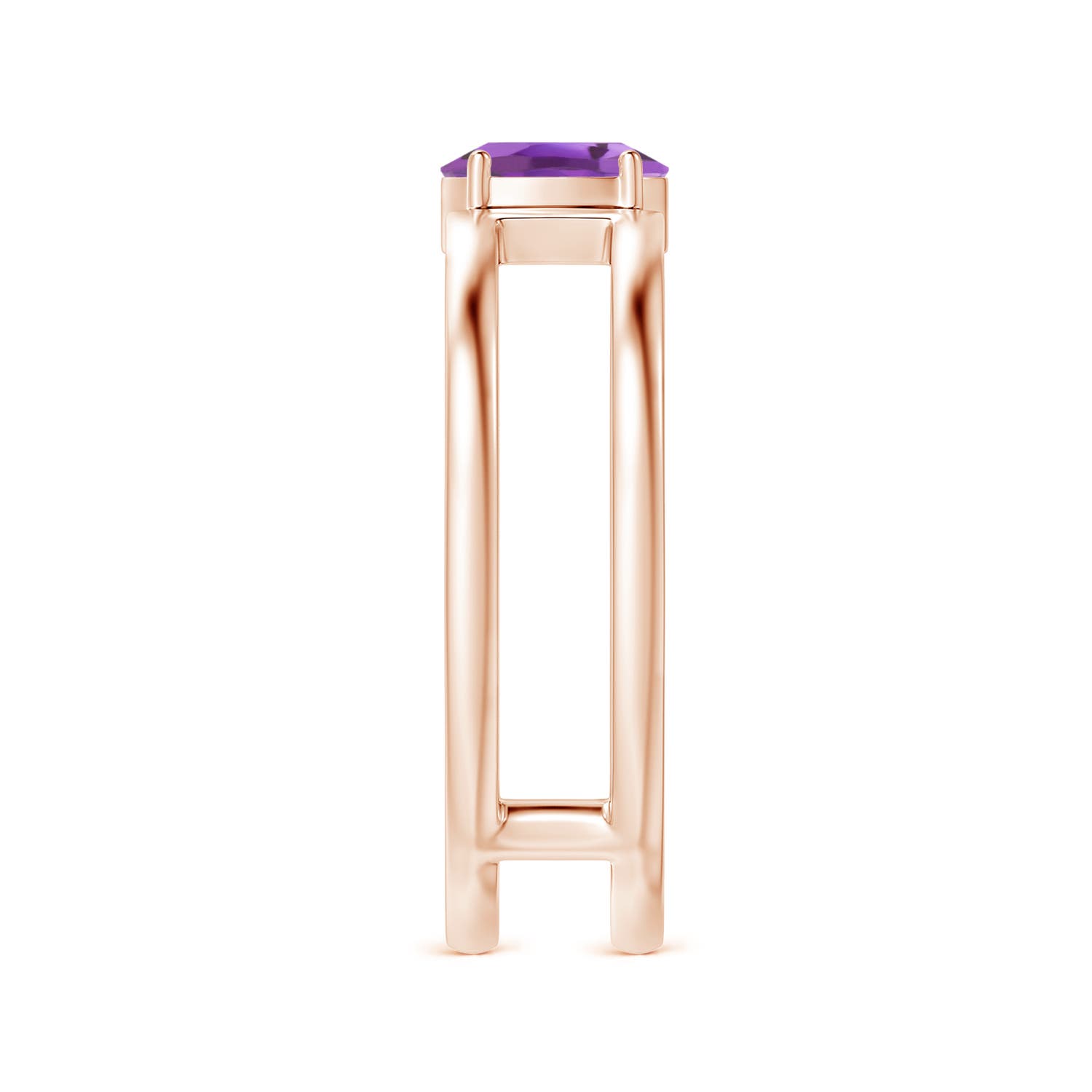 A - Amethyst / 0.4 CT / 14 KT Rose Gold