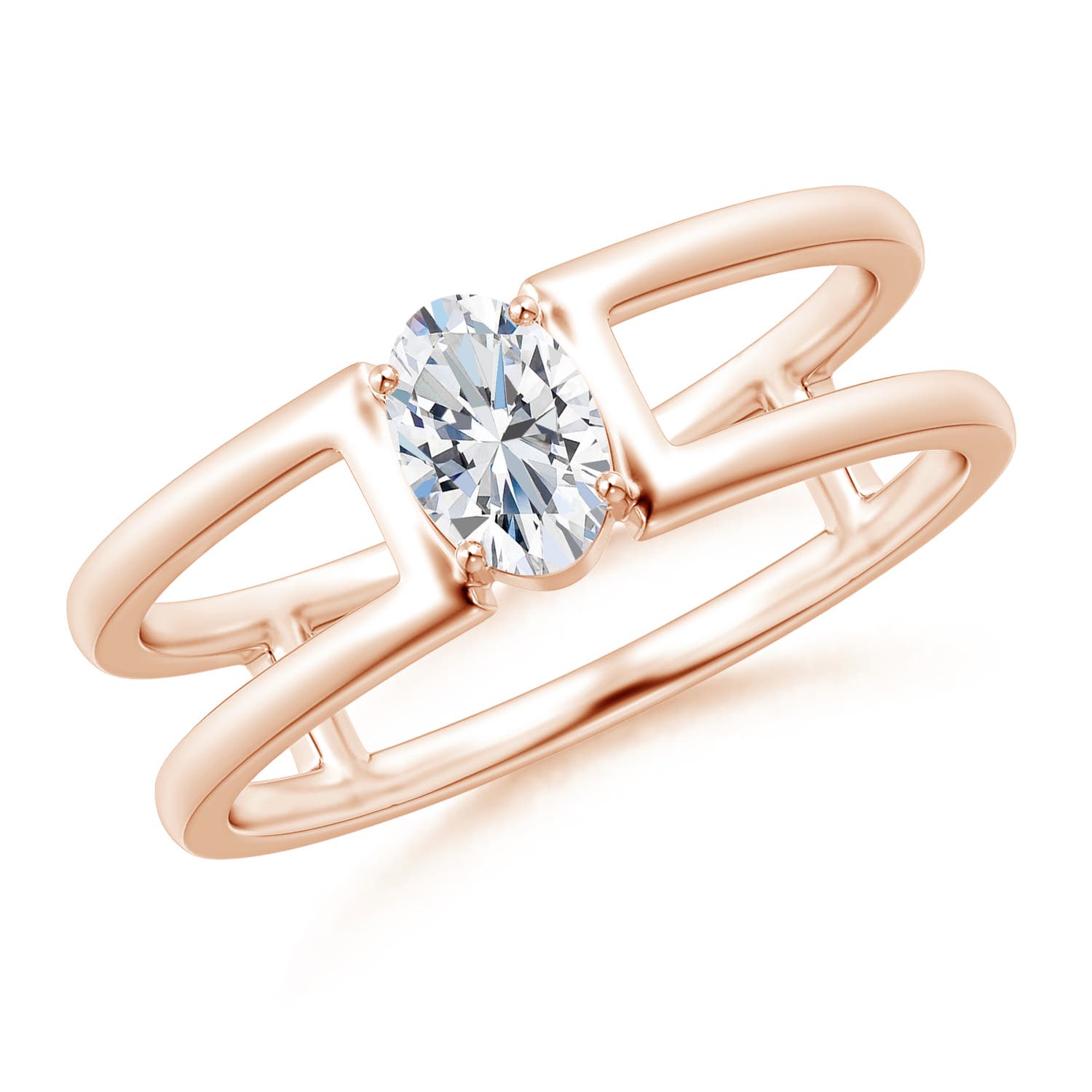 G, VS2 / 0.43 CT / 14 KT Rose Gold