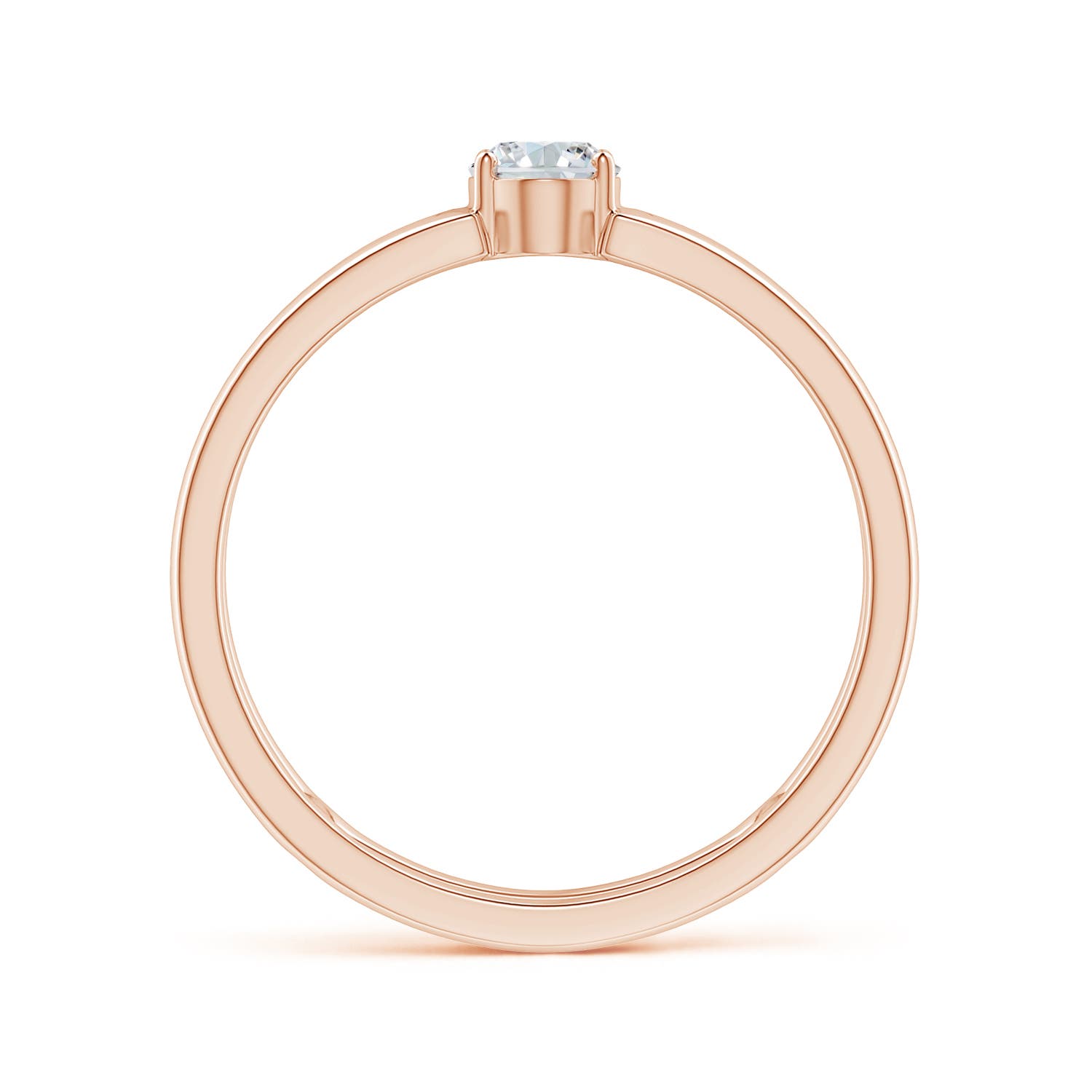 G, VS2 / 0.43 CT / 14 KT Rose Gold